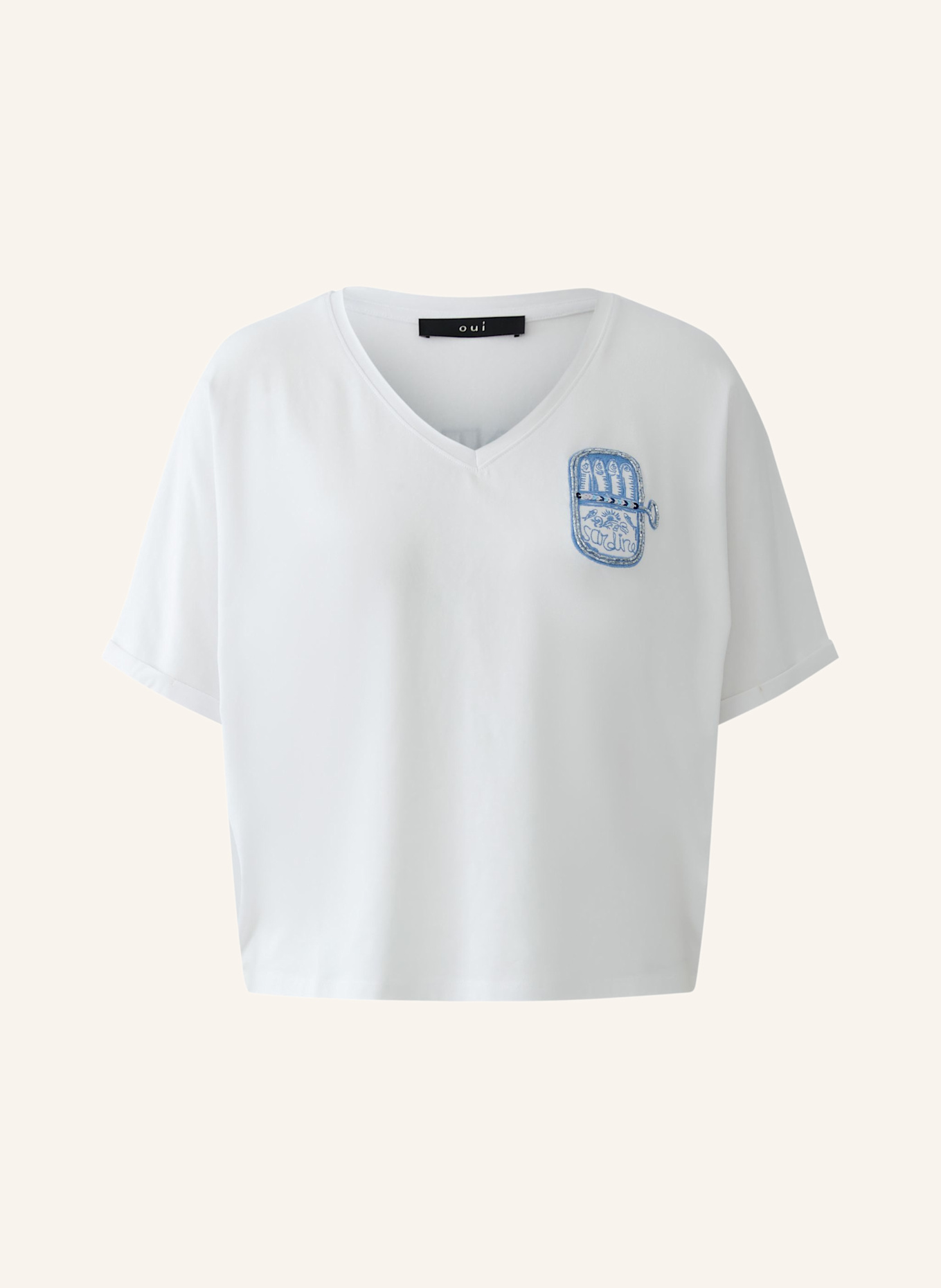oui T-Shirt: WEISS