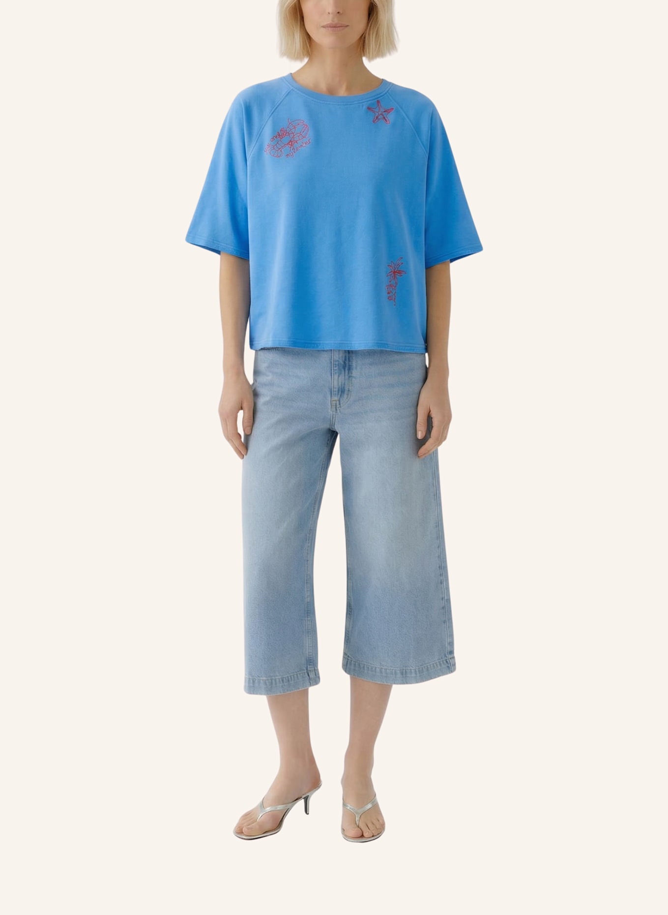 oui Sweatshirt: BLAU