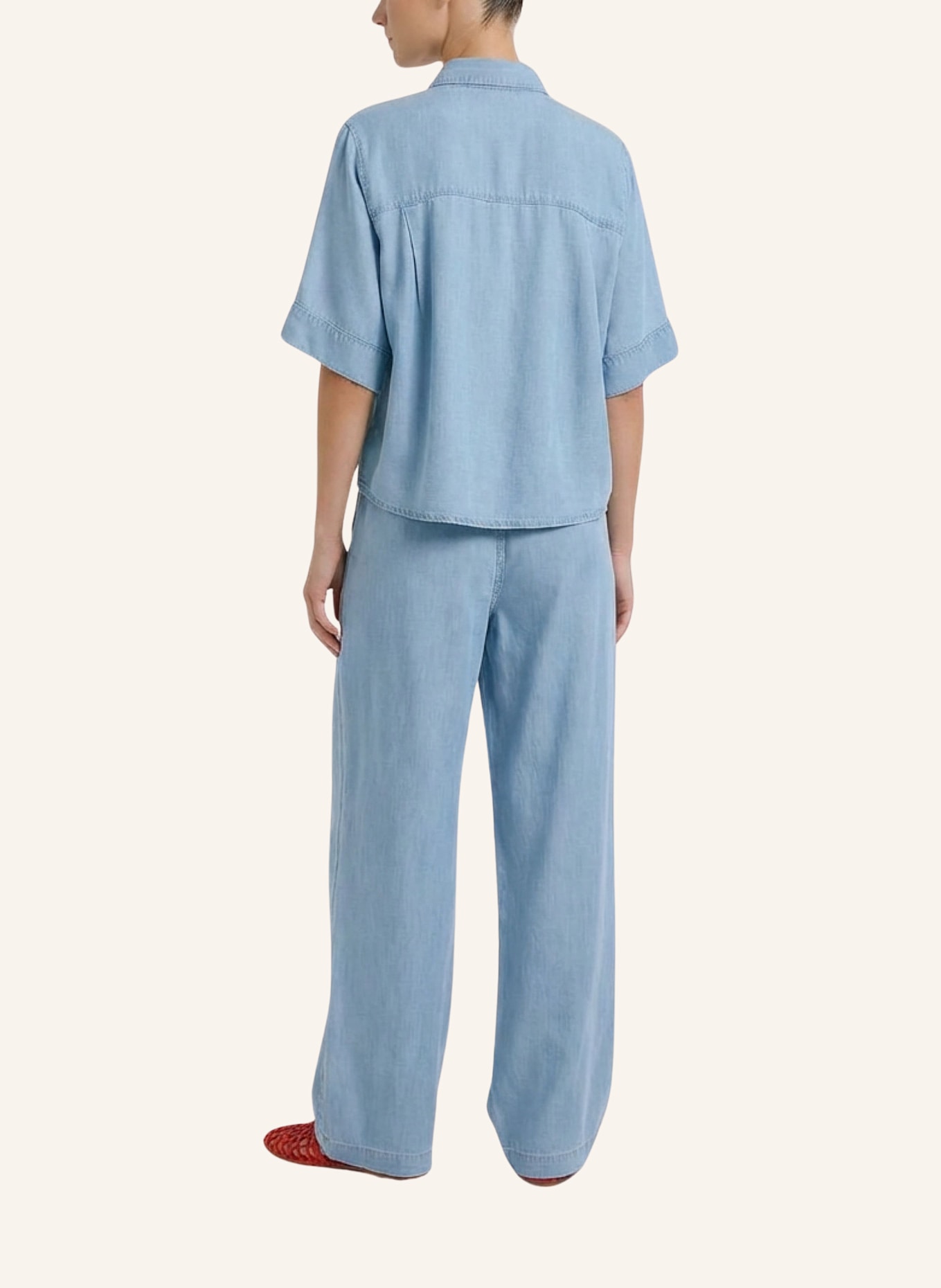 oui Bluse: BLAU