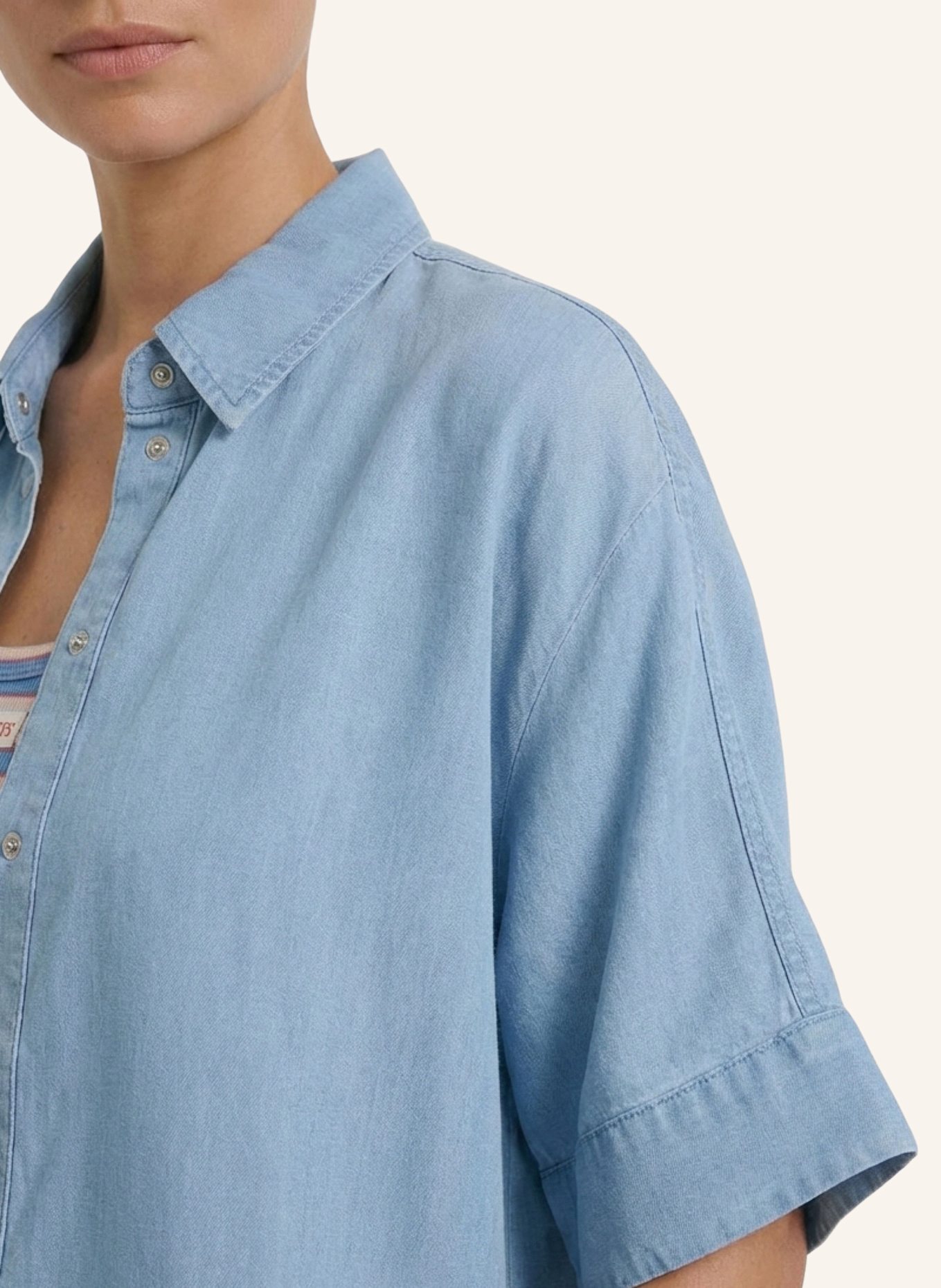 oui Bluse: BLAU