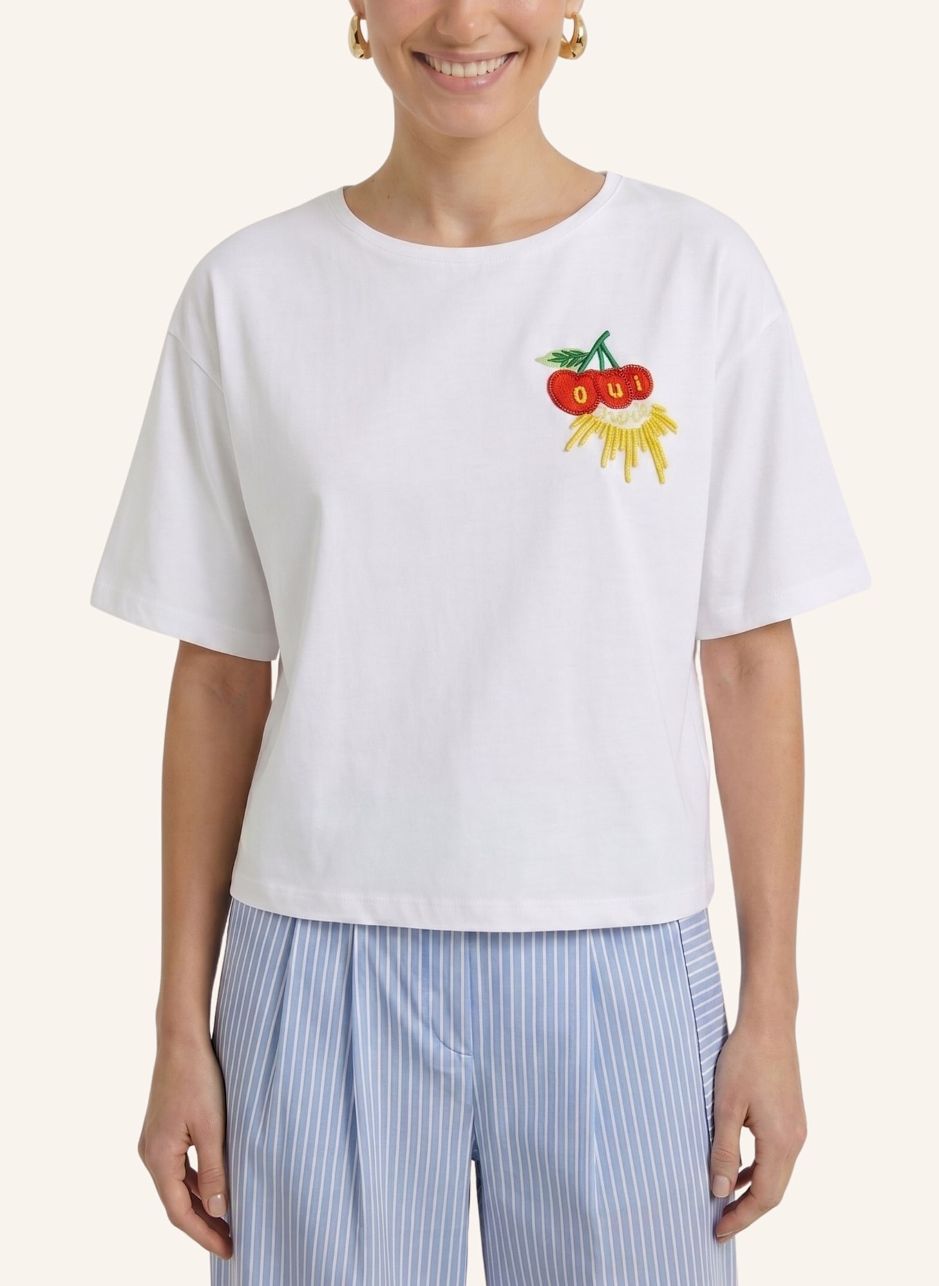 oui T-Shirt: WEISS