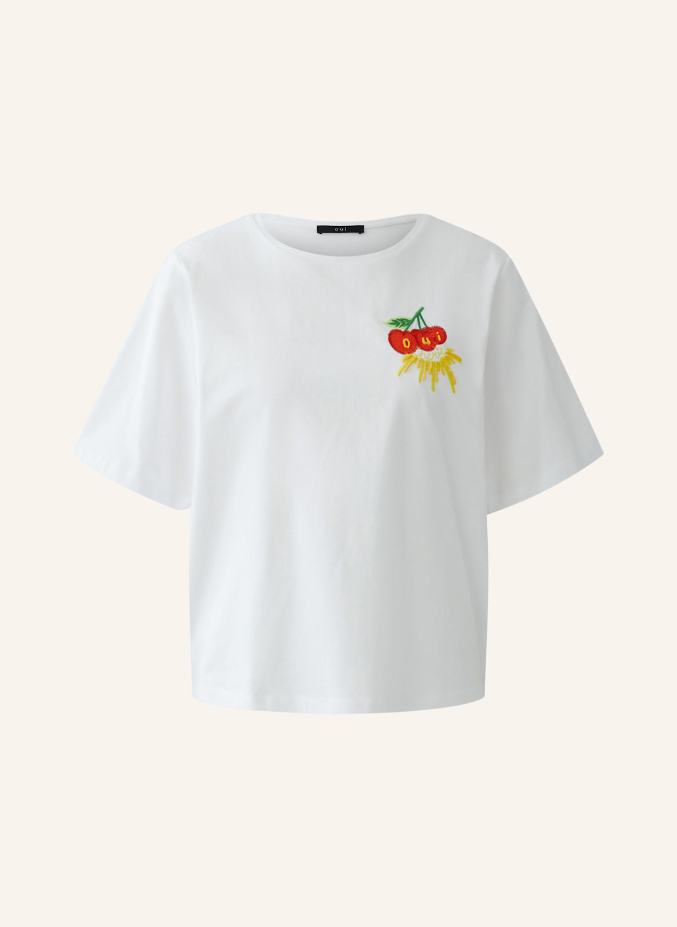 oui T-Shirt: WEISS