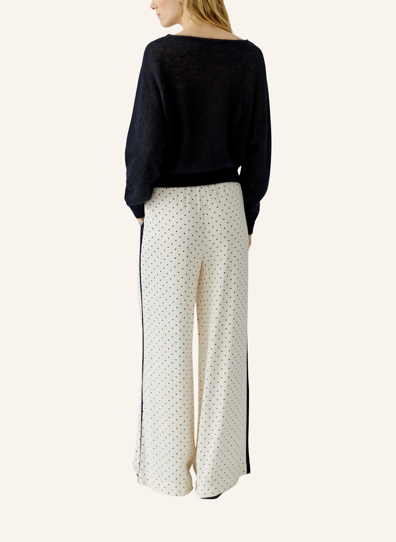 oui Pullover: SCHWARZ