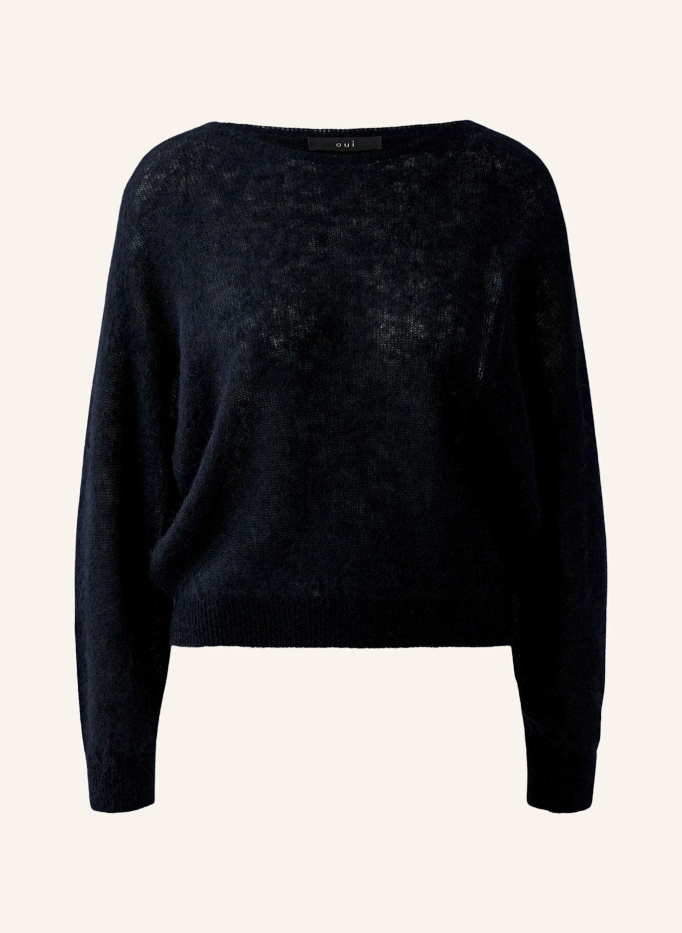 oui Pullover: SCHWARZ