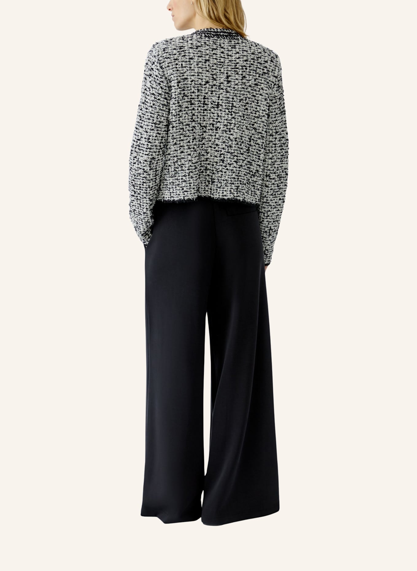 oui Strickjacke: GRAU