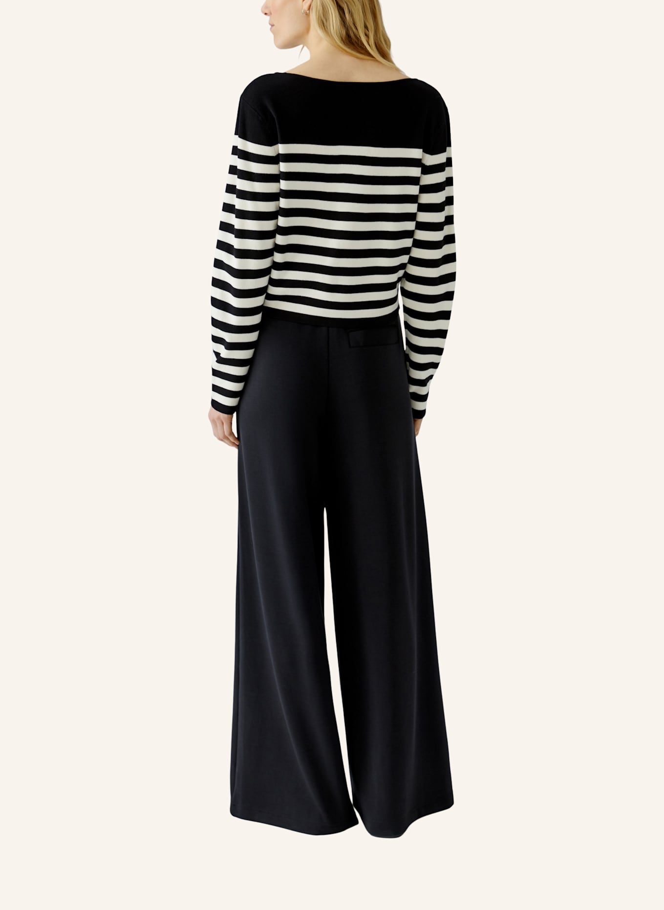 oui Pullover: SCHWARZ