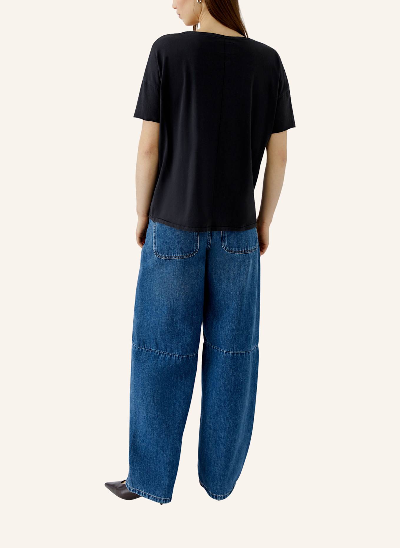 oui T-Shirt: SCHWARZ