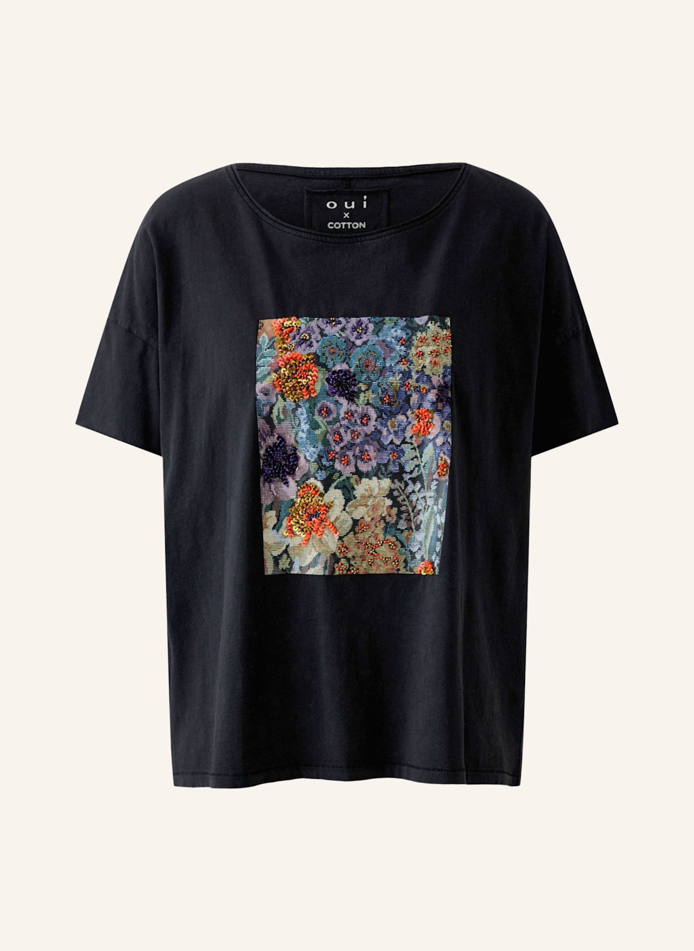 oui T-Shirt: SCHWARZ