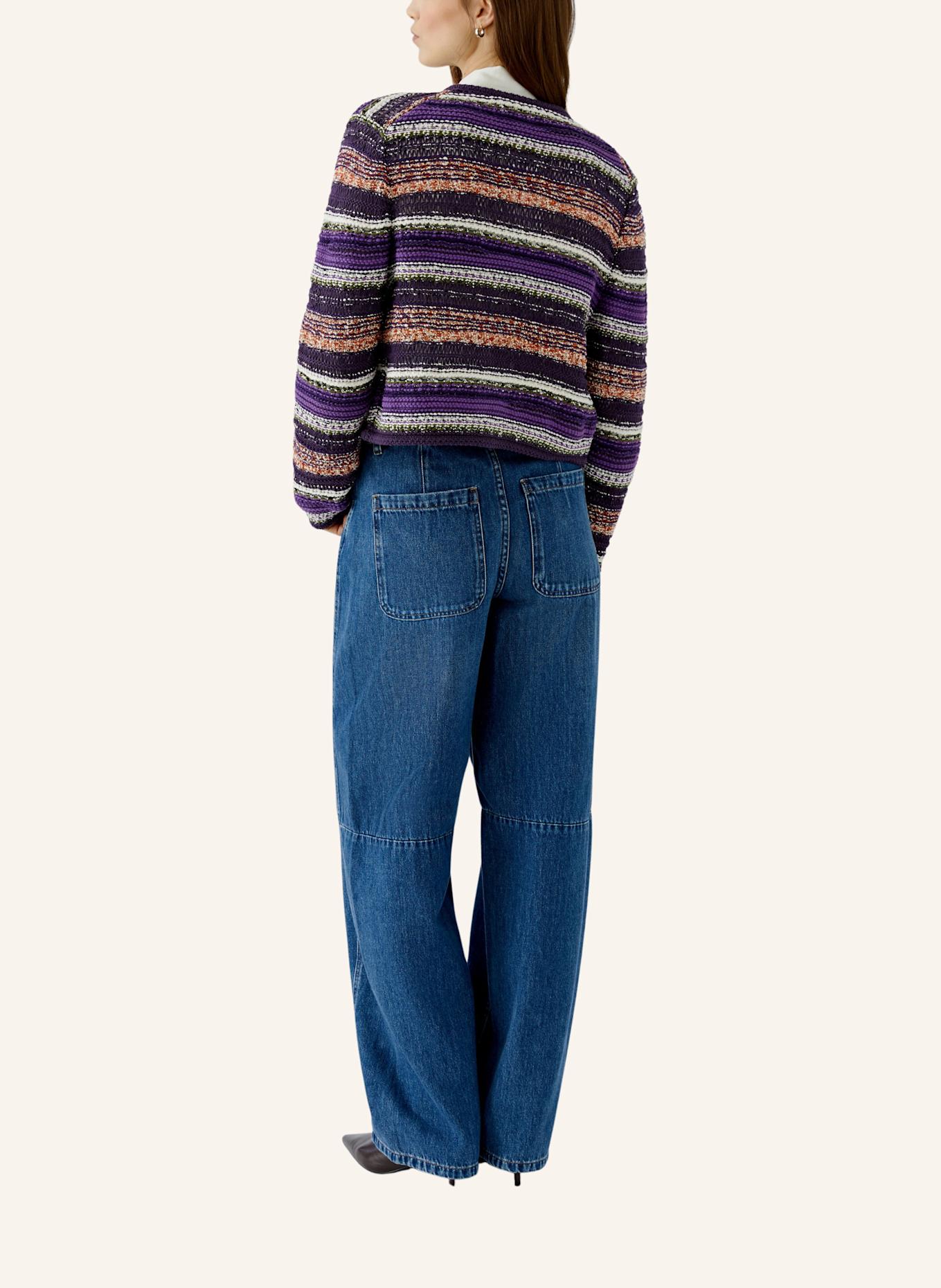 oui Strickjacke: LILA/ BLAUGRAU