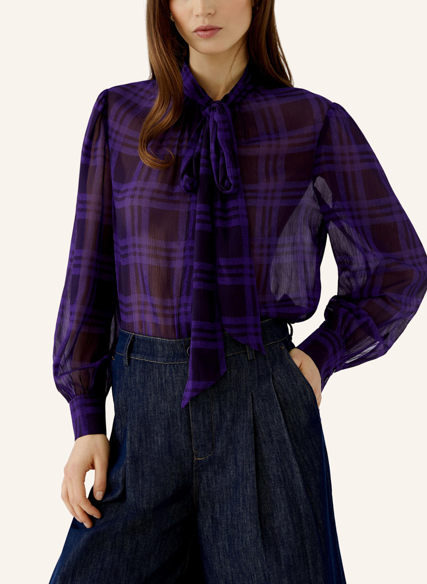 oui Bluse: LILA