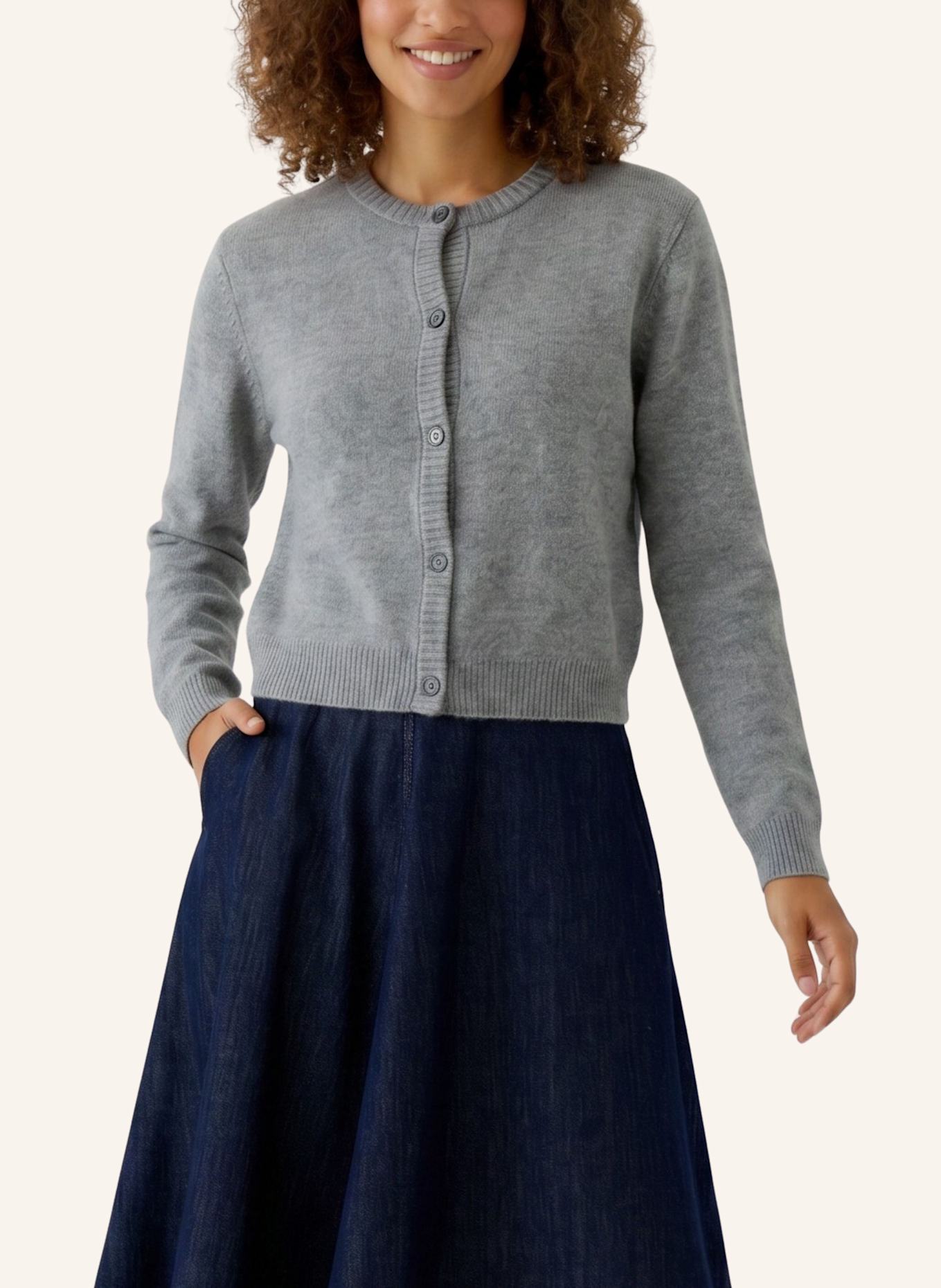 oui Vest ILAYA: GRIJS
