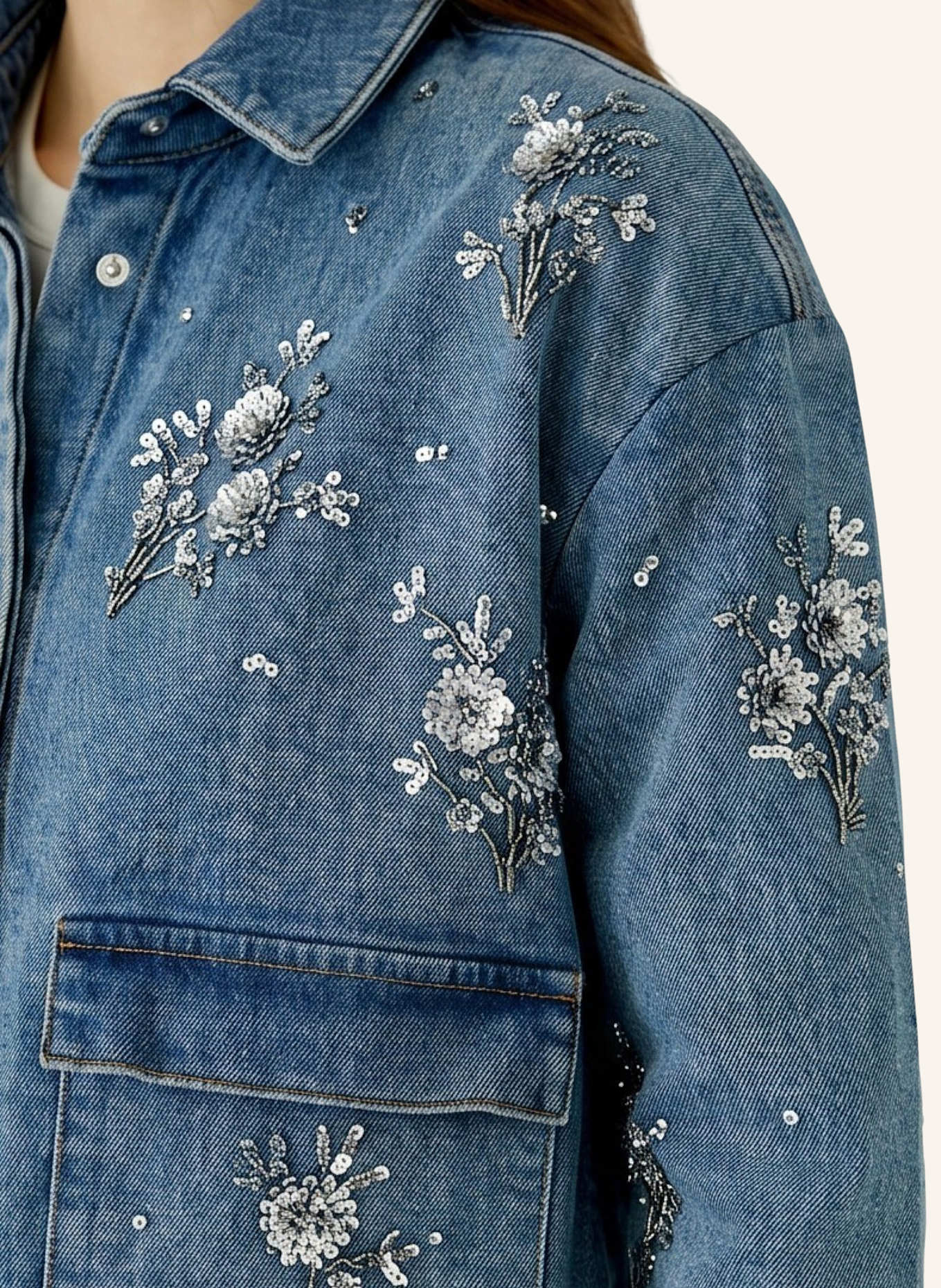 oui Jacke: BLAU