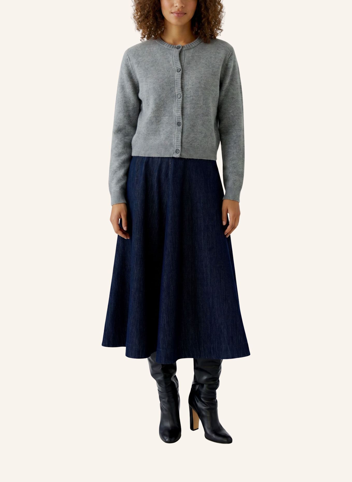 oui Vest ILAYA: GRIJS