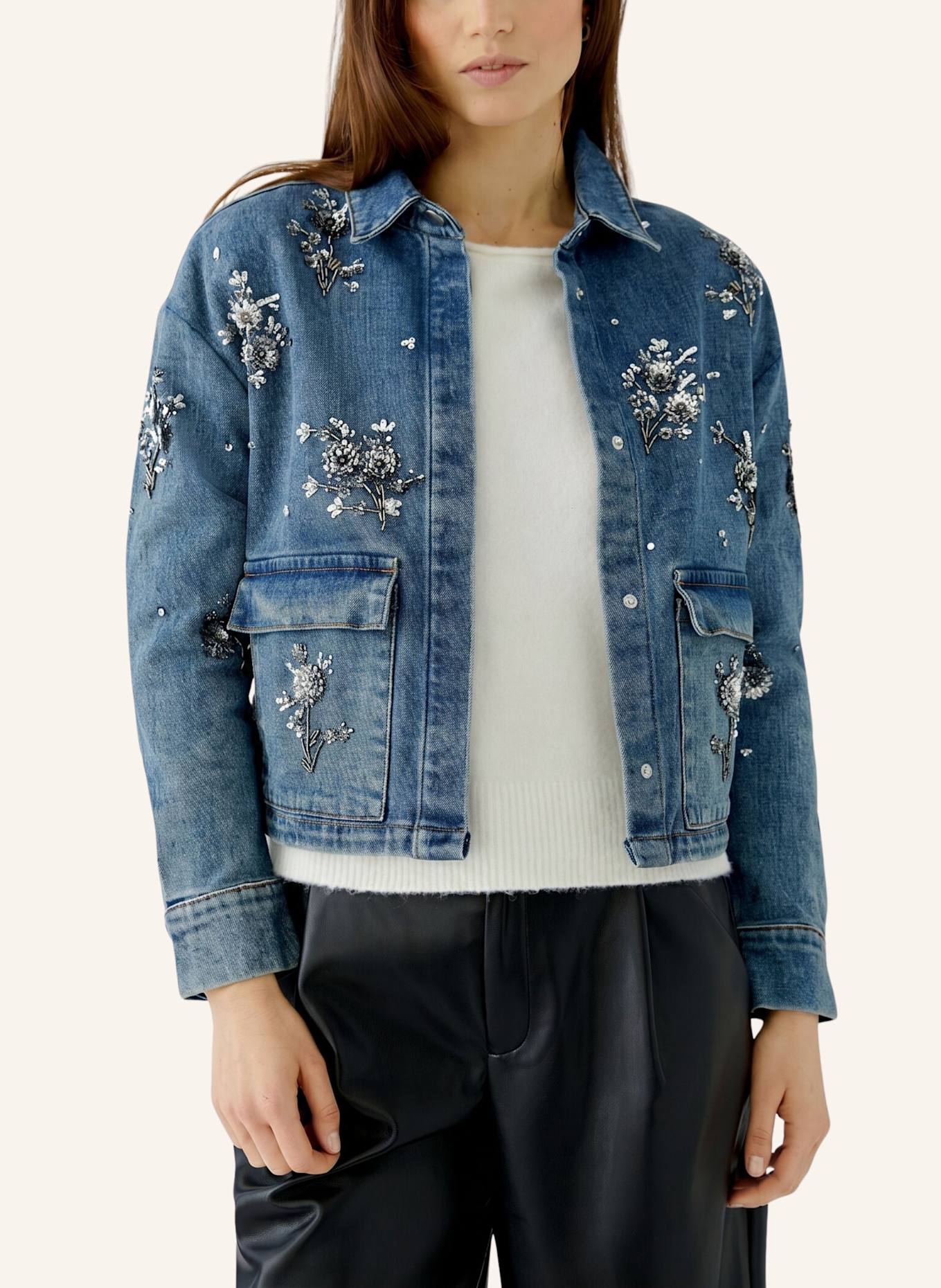 oui Jacke: BLAU