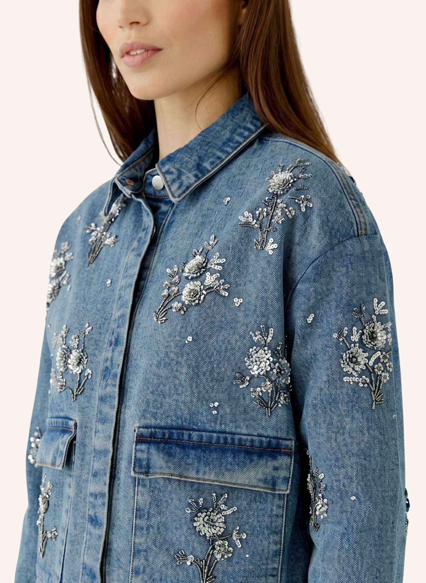 oui Jacke: BLAU