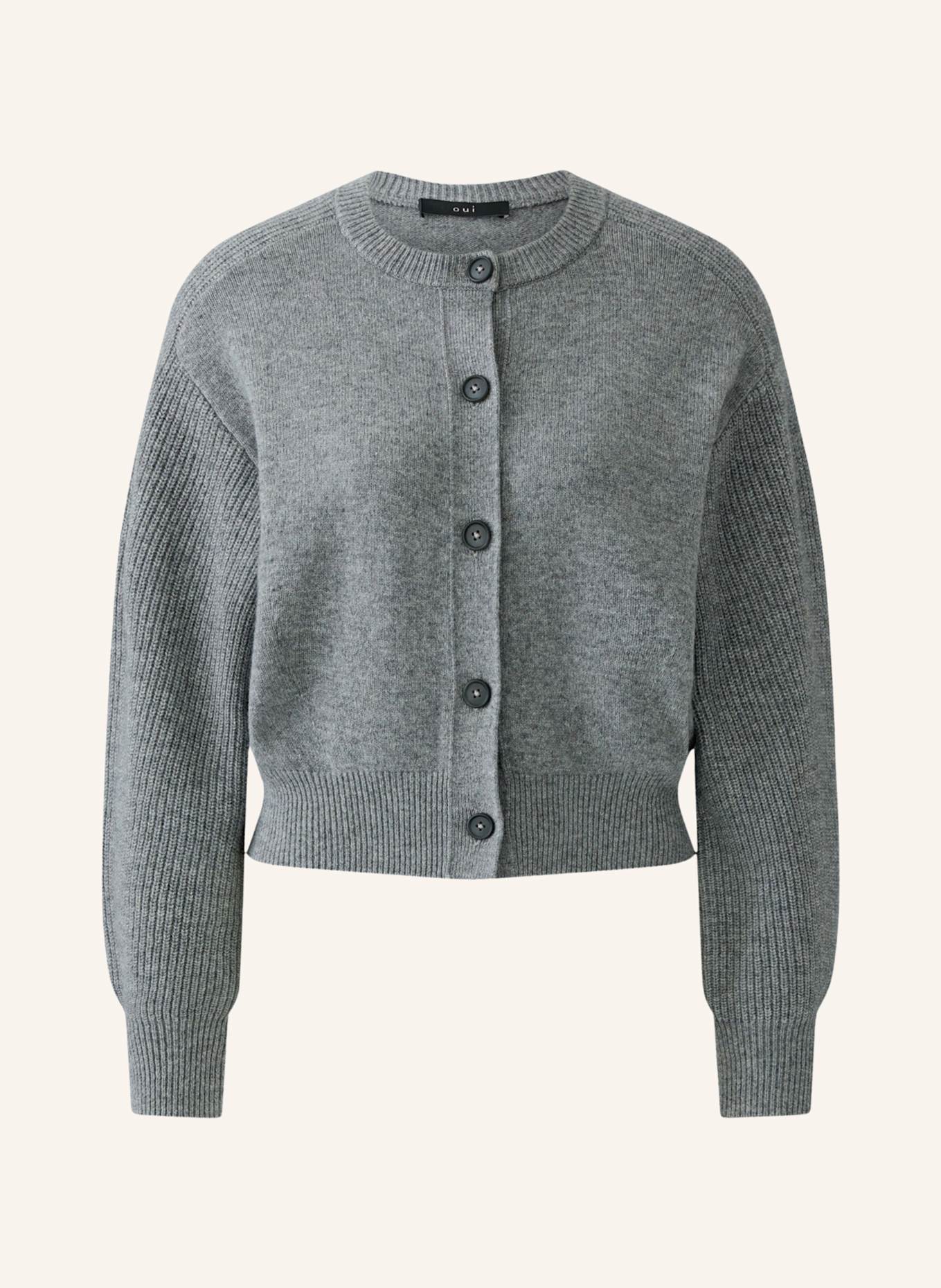 oui Strickjacke: GRAU