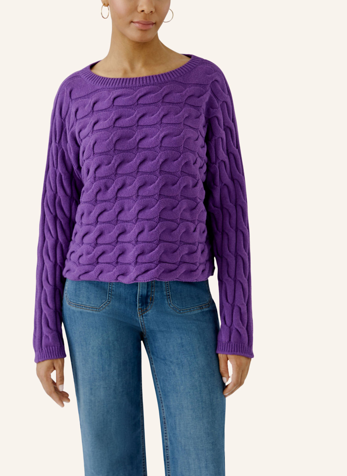 oui Pullover SIRAH: LILA