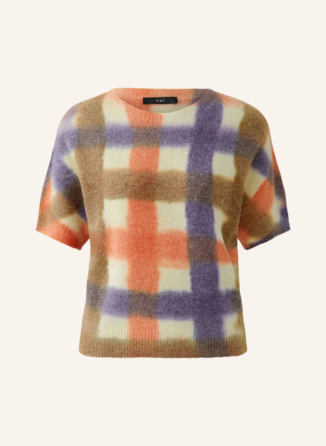 oui Pullover: ORANGE/ LILA