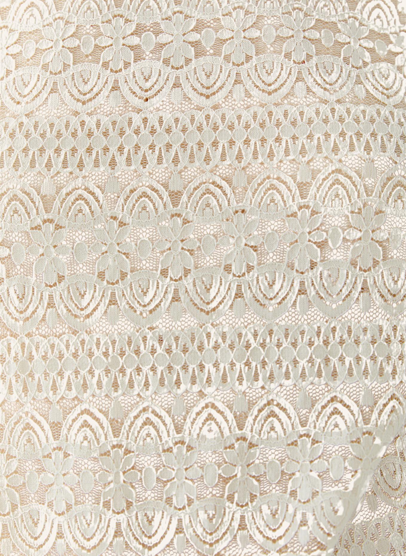 oui Longsleeve: WEISS/ BEIGE