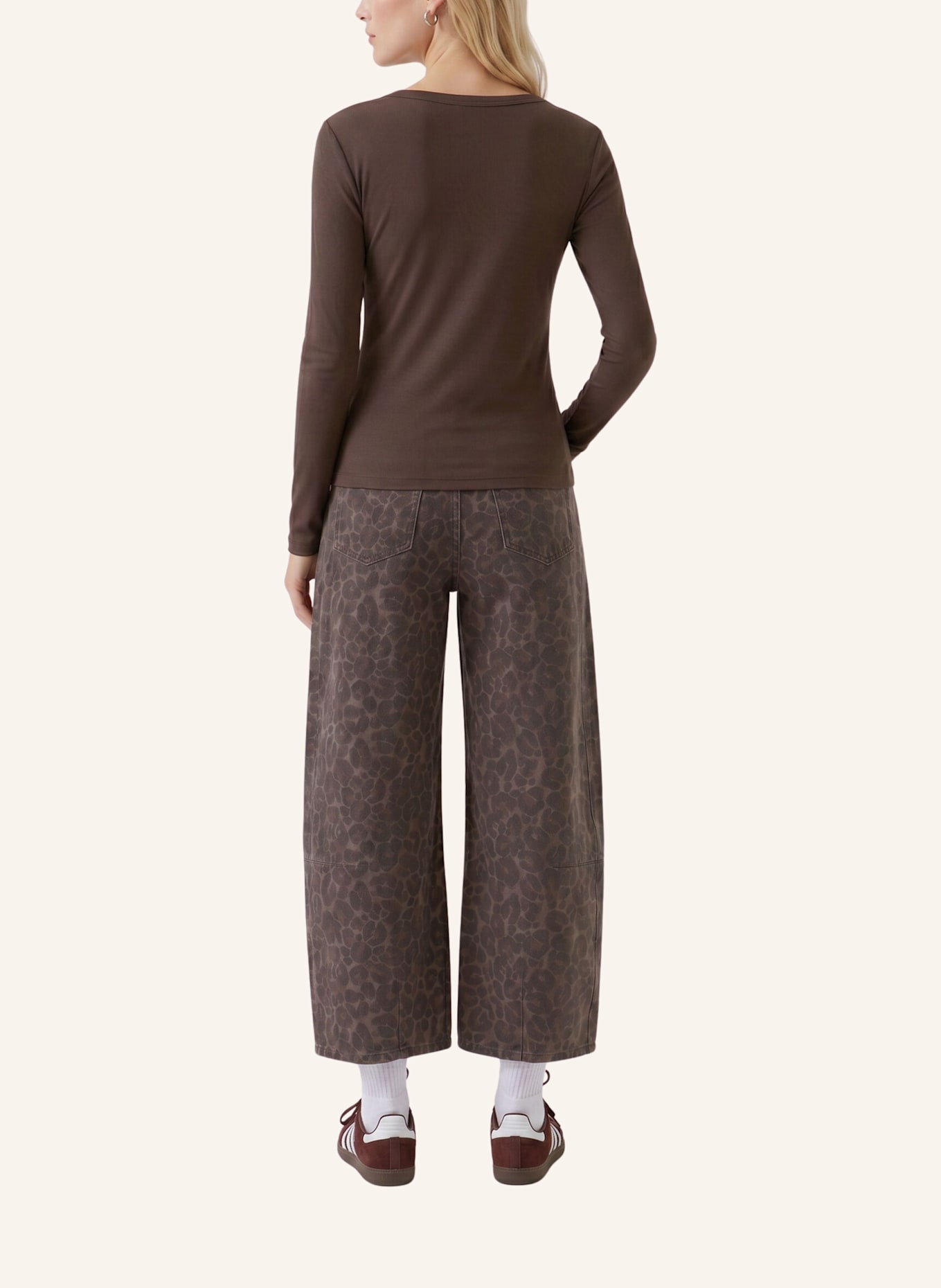 oui Long-Sleeve Shirt: BROWN