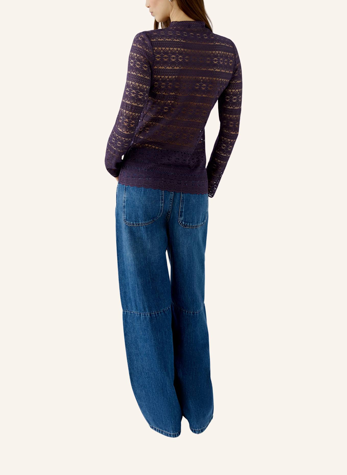 oui Long-Sleeve Shirt: PURPLE