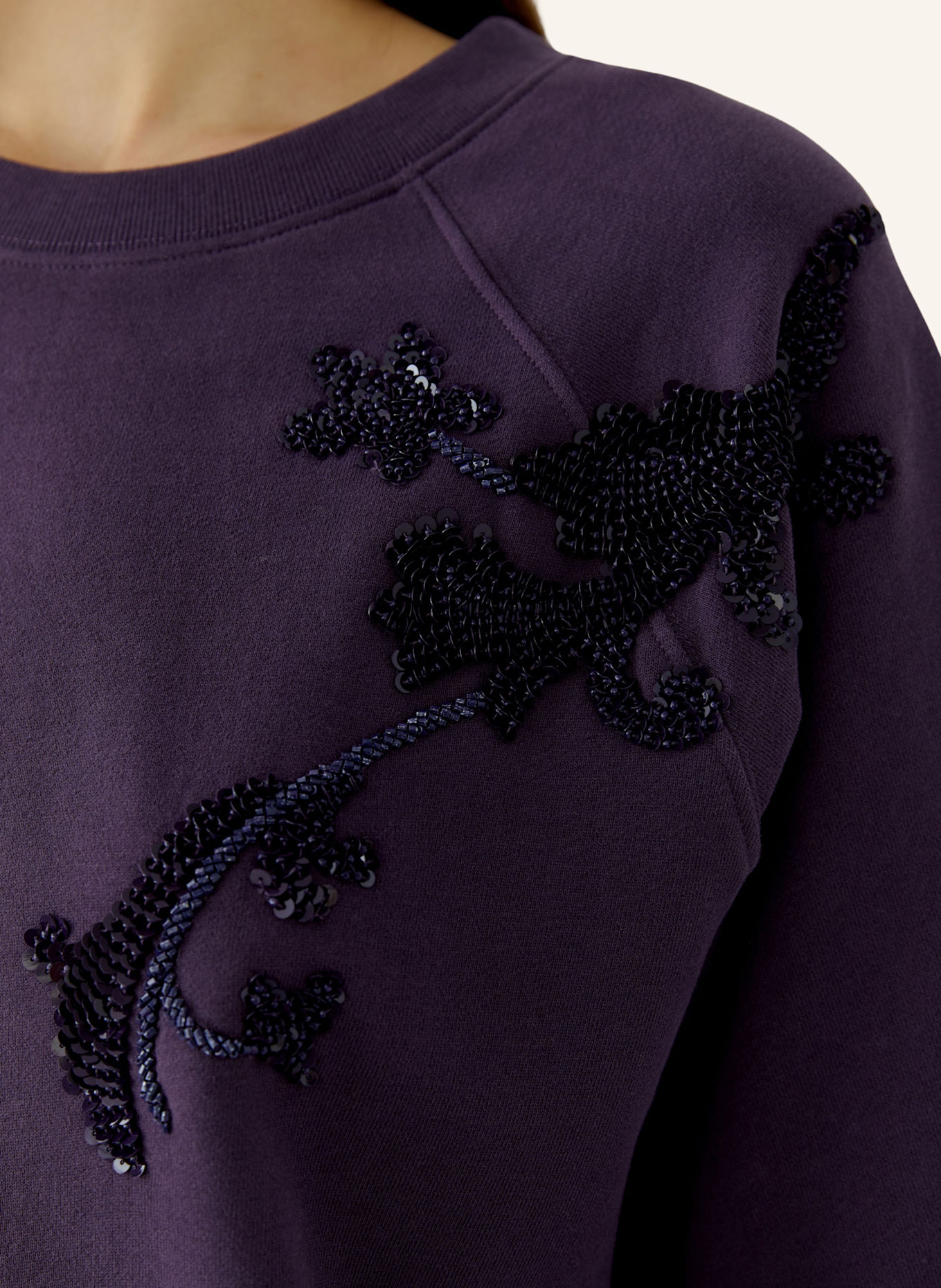 oui Sweatshirt: PURPLE