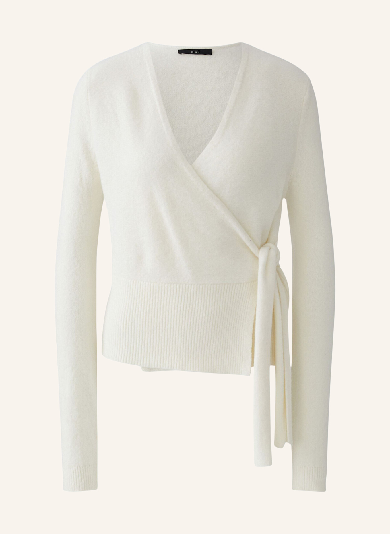oui Strickjacke: WEISS