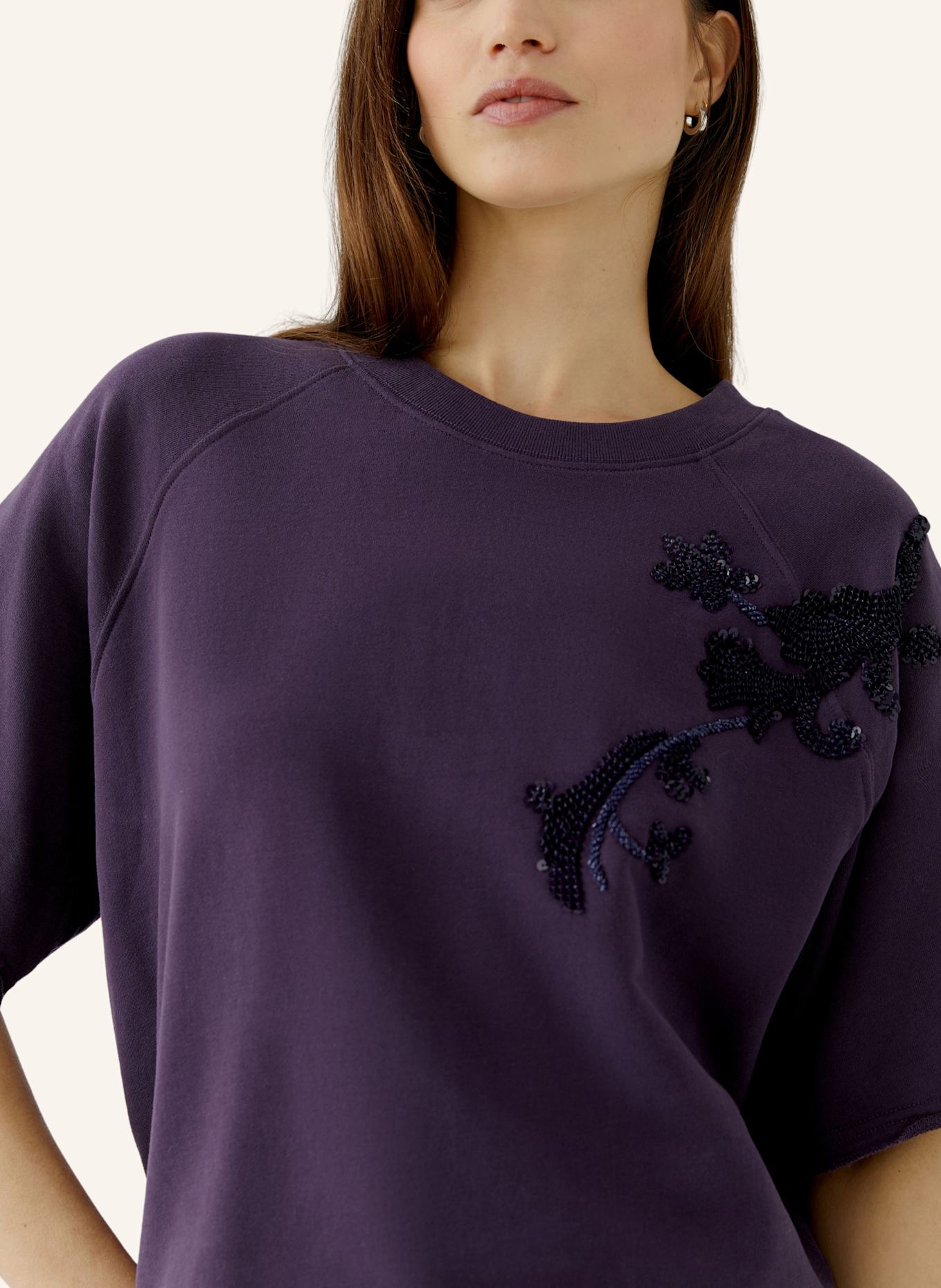 oui Sweatshirt: PURPLE