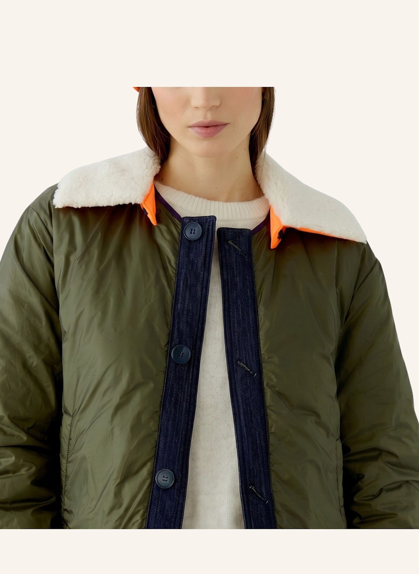 oui Oui Beanie: ORANGE
