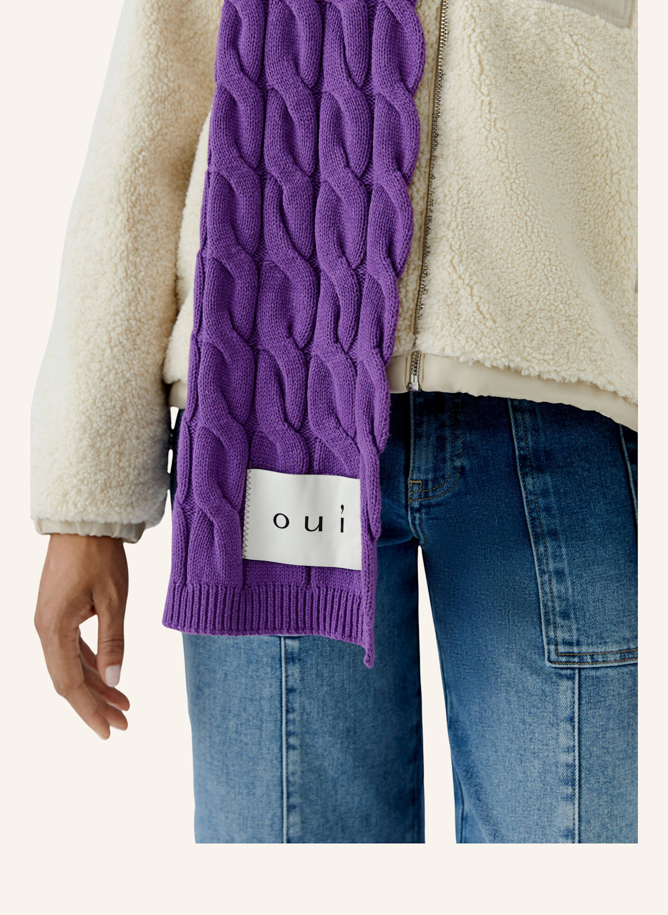 oui Oui Scarf: PURPLE