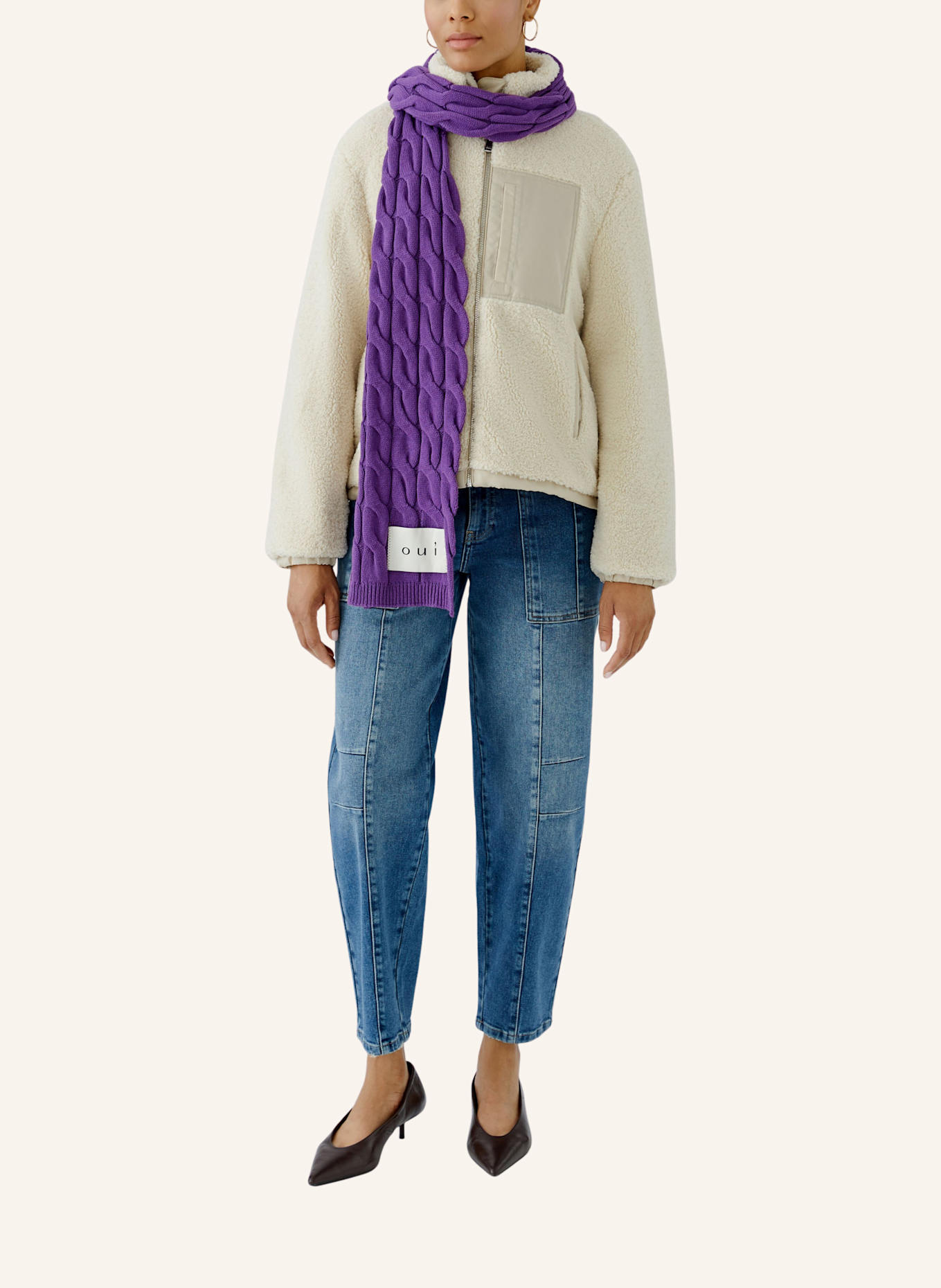 oui Oui Scarf: PURPLE