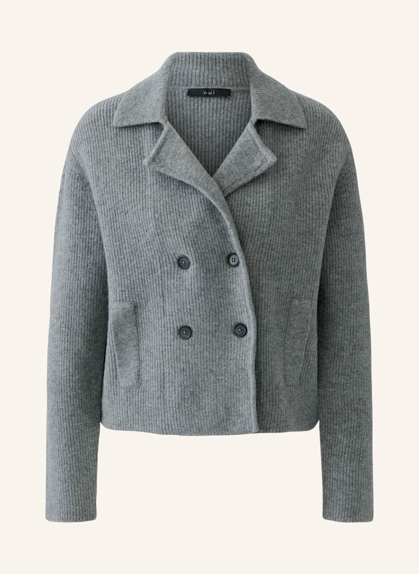 oui Strickjacke: GRAU