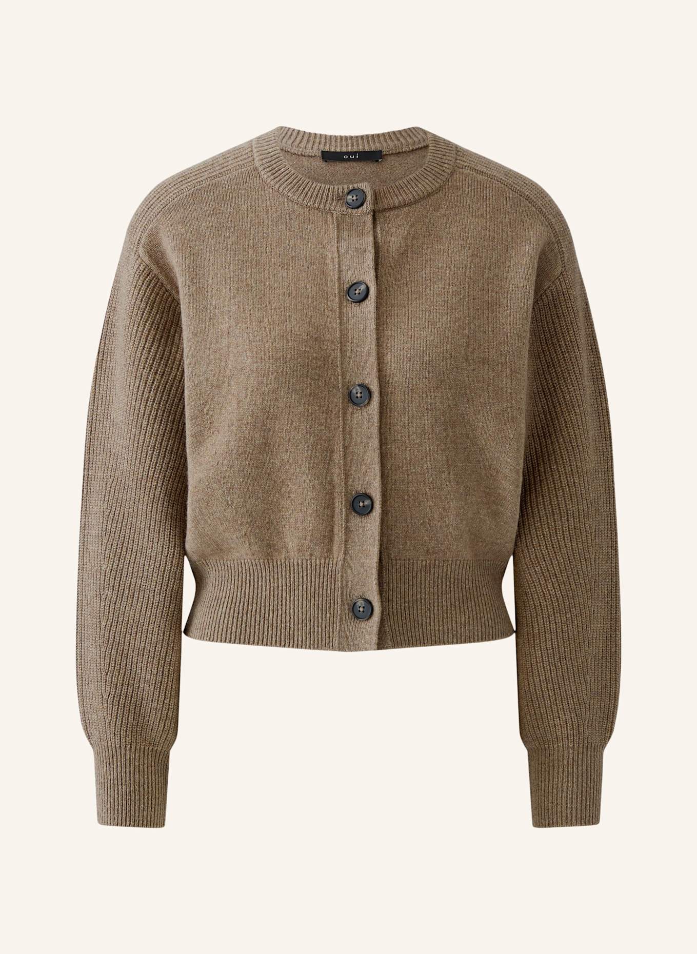 oui Strickjacke: BRAUN