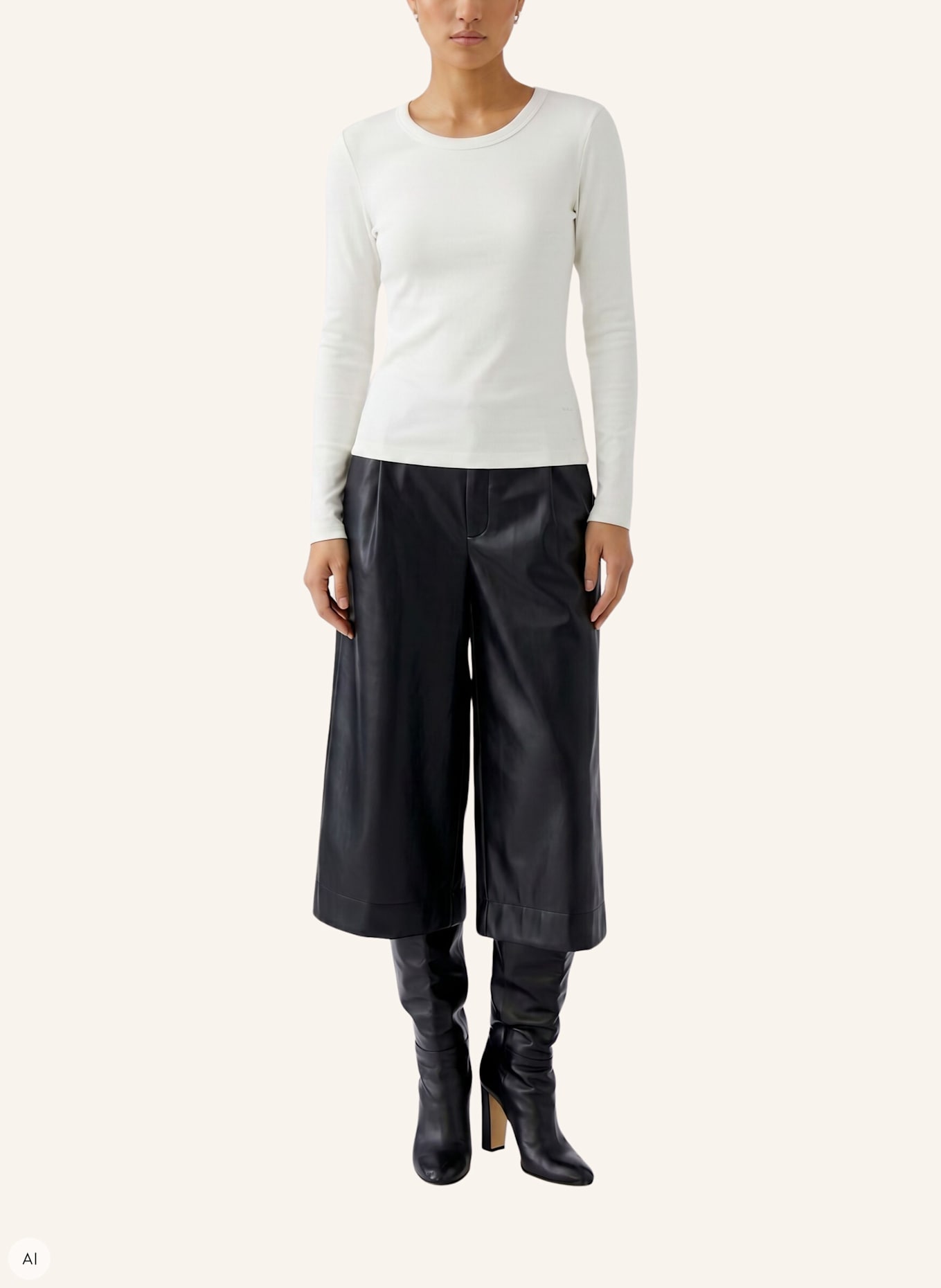oui Longsleeve: WEISS