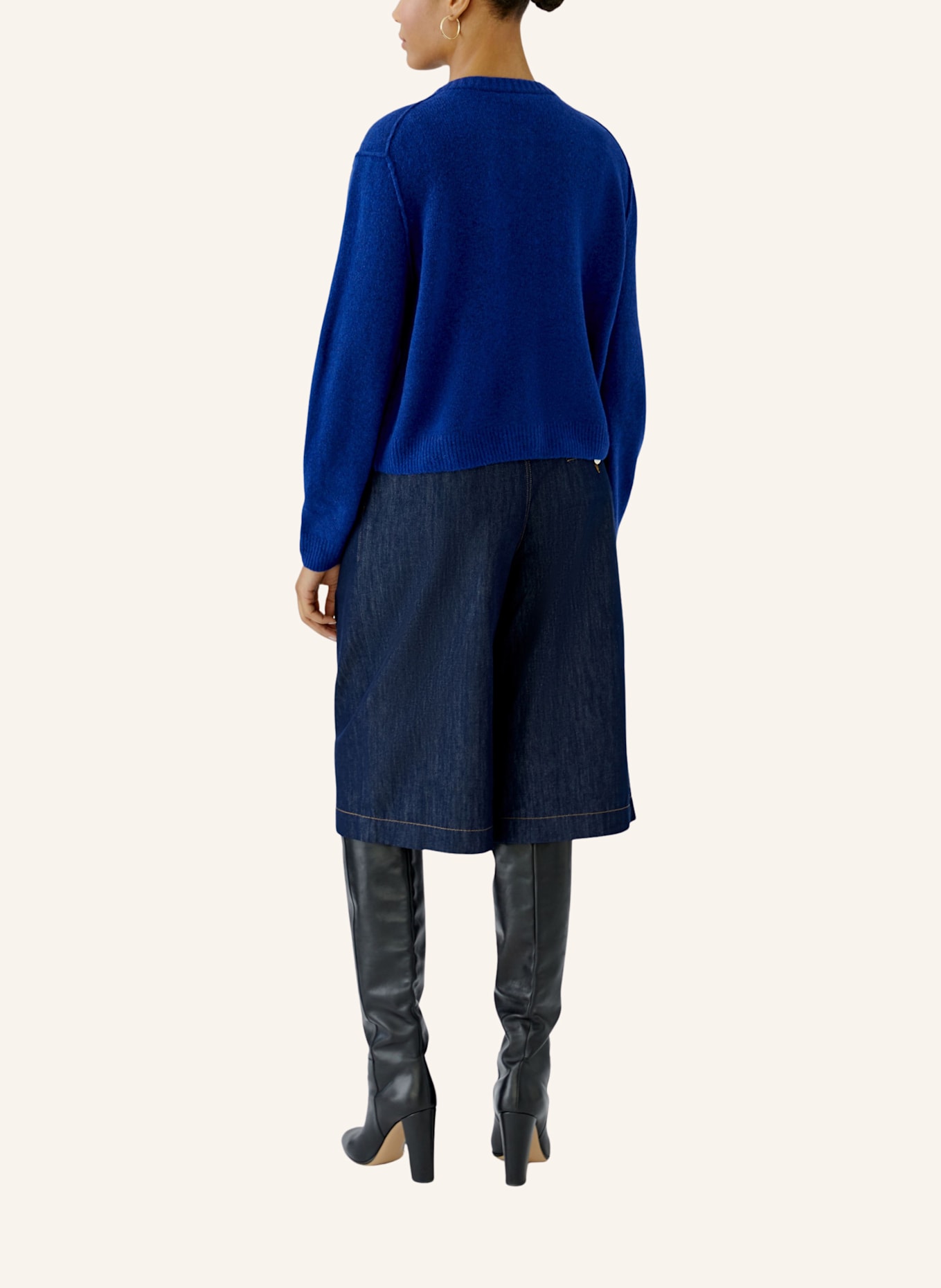 oui Strickjacke ILAYA: BLAU