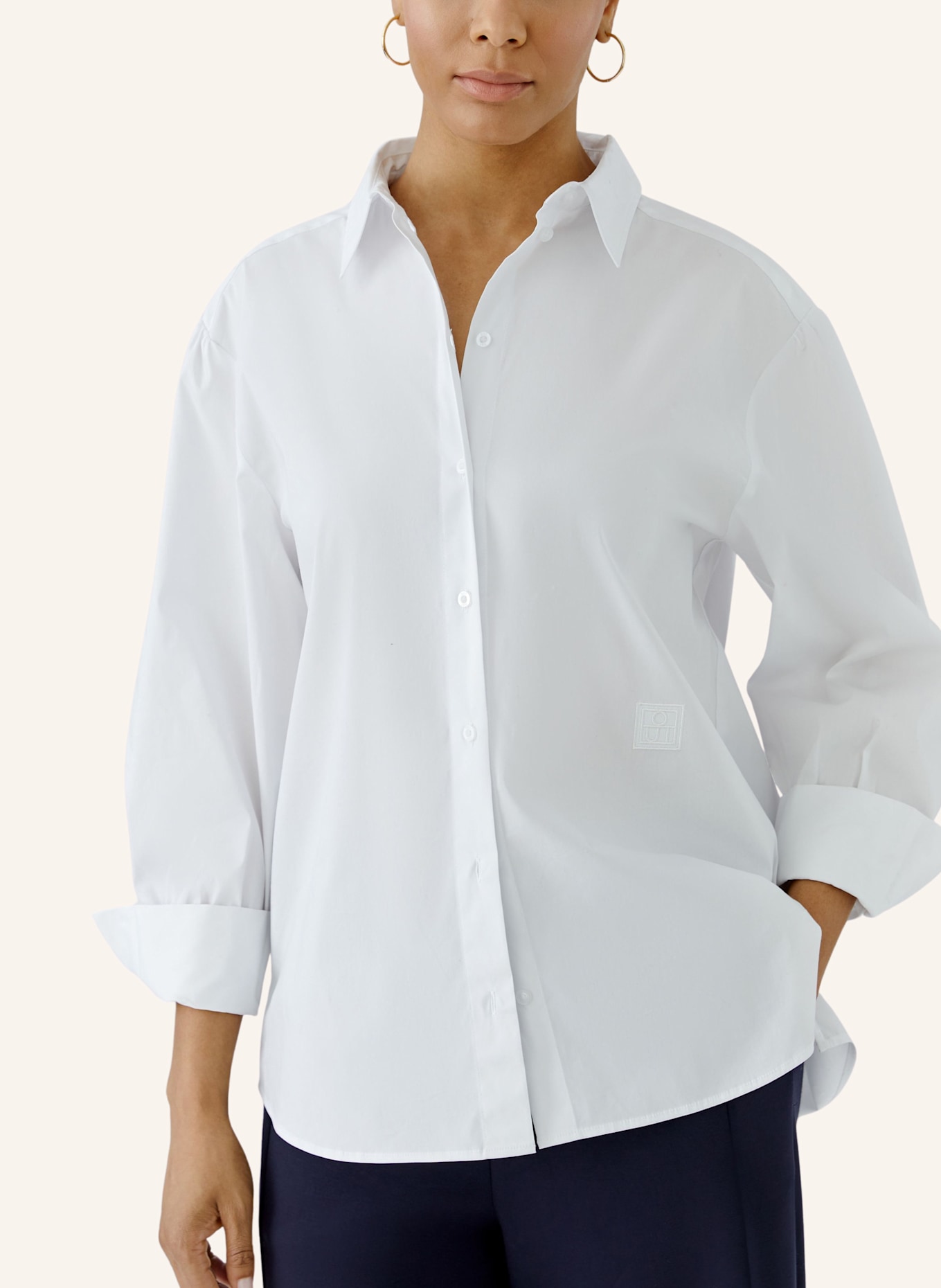 oui Bluse: ECRU