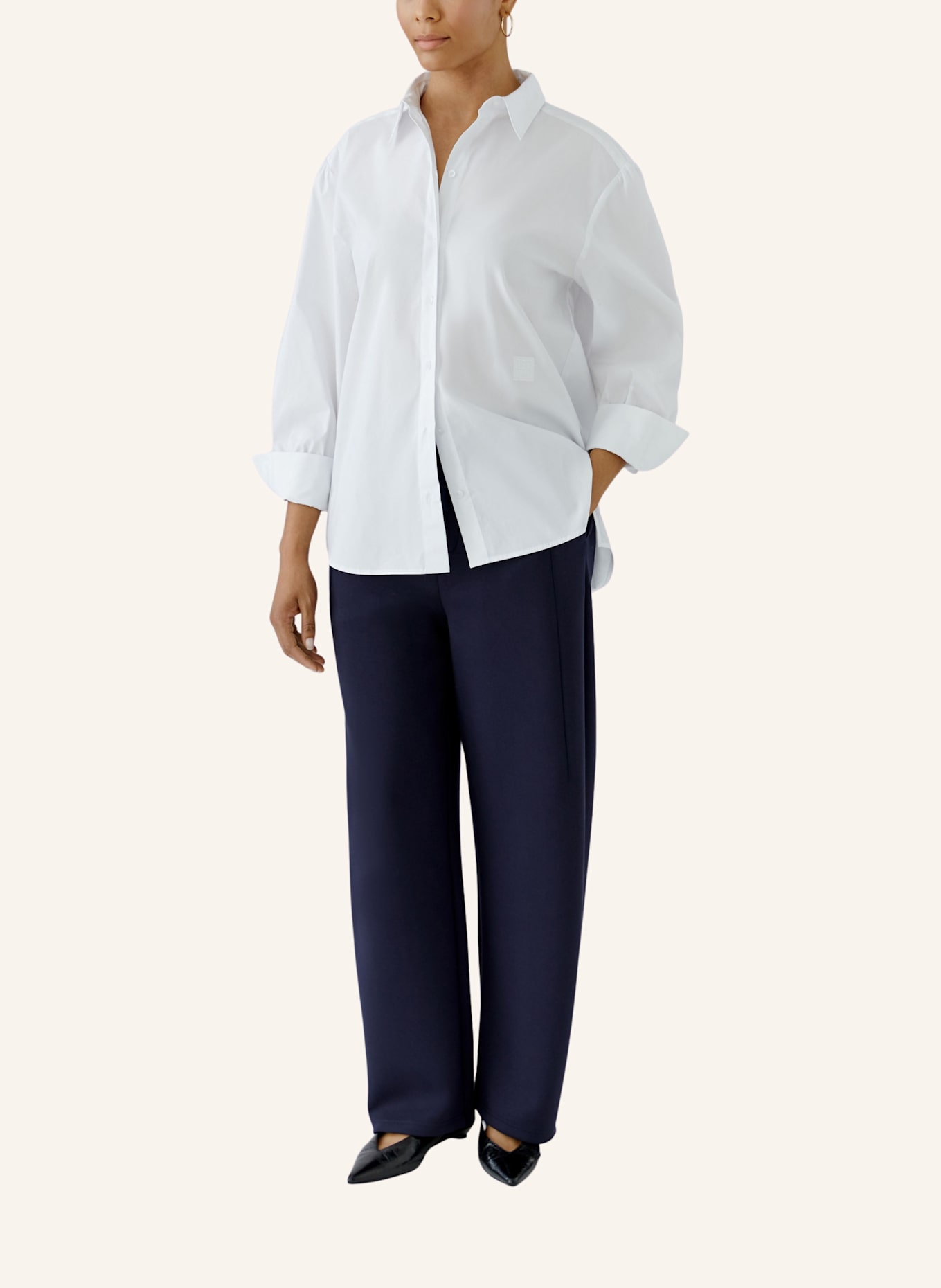 oui Bluse: ECRU