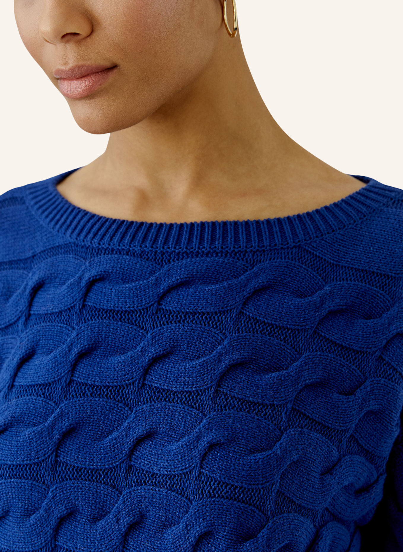 oui Pullover SIRAH: BLAU