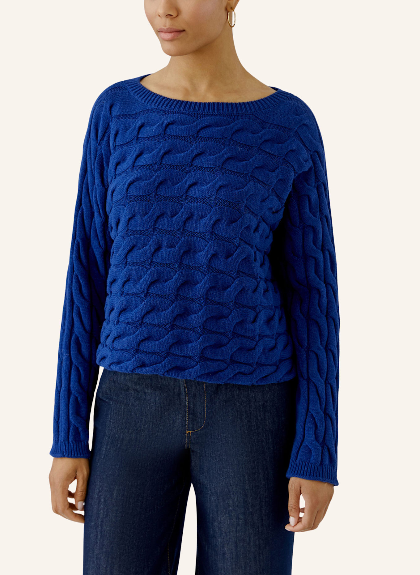 oui Pullover SIRAH: BLAU