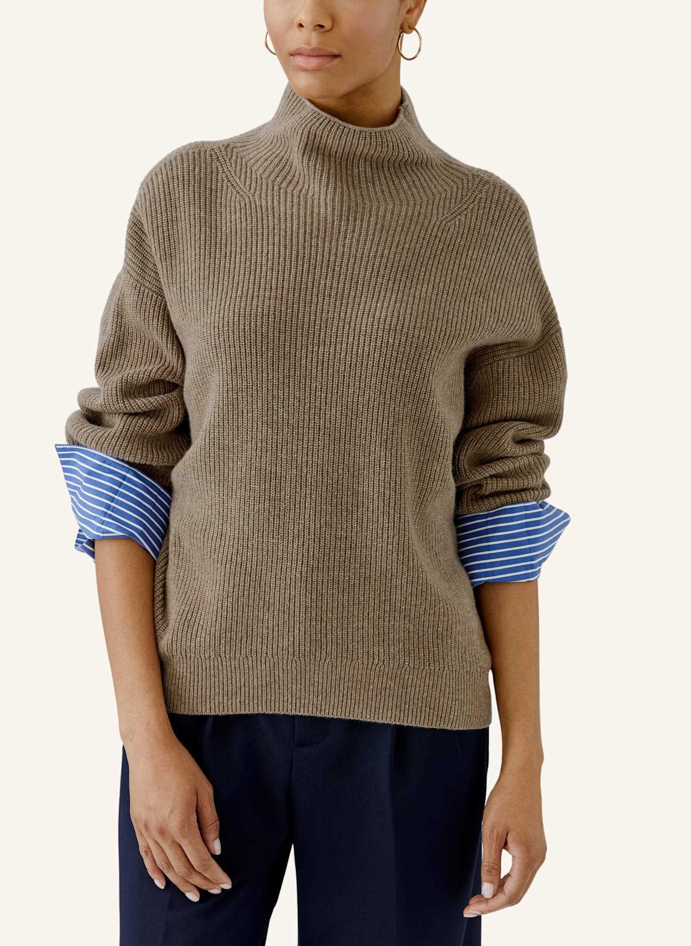 oui Pullover: BRAUN