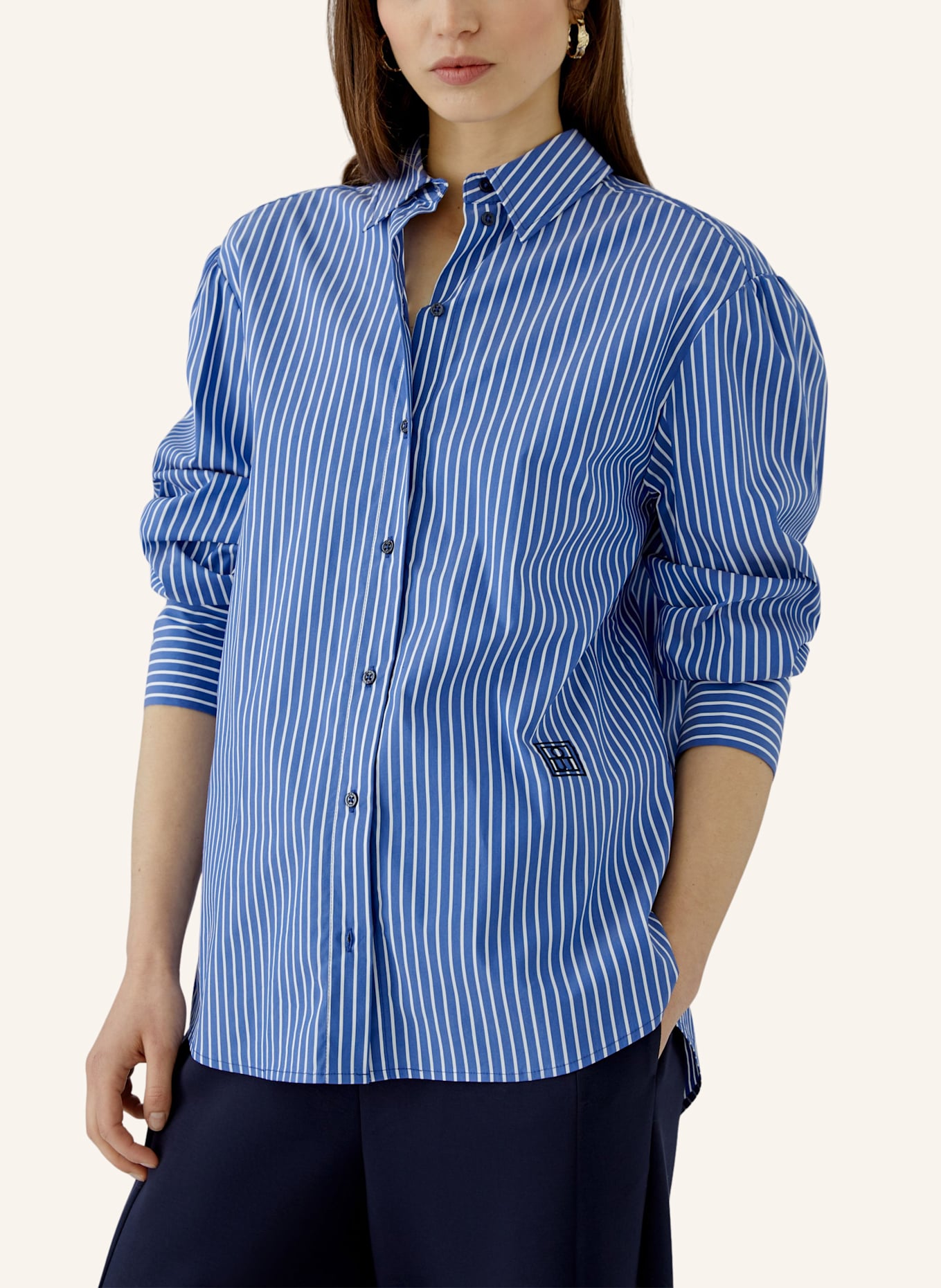 oui Bluse: BLAU