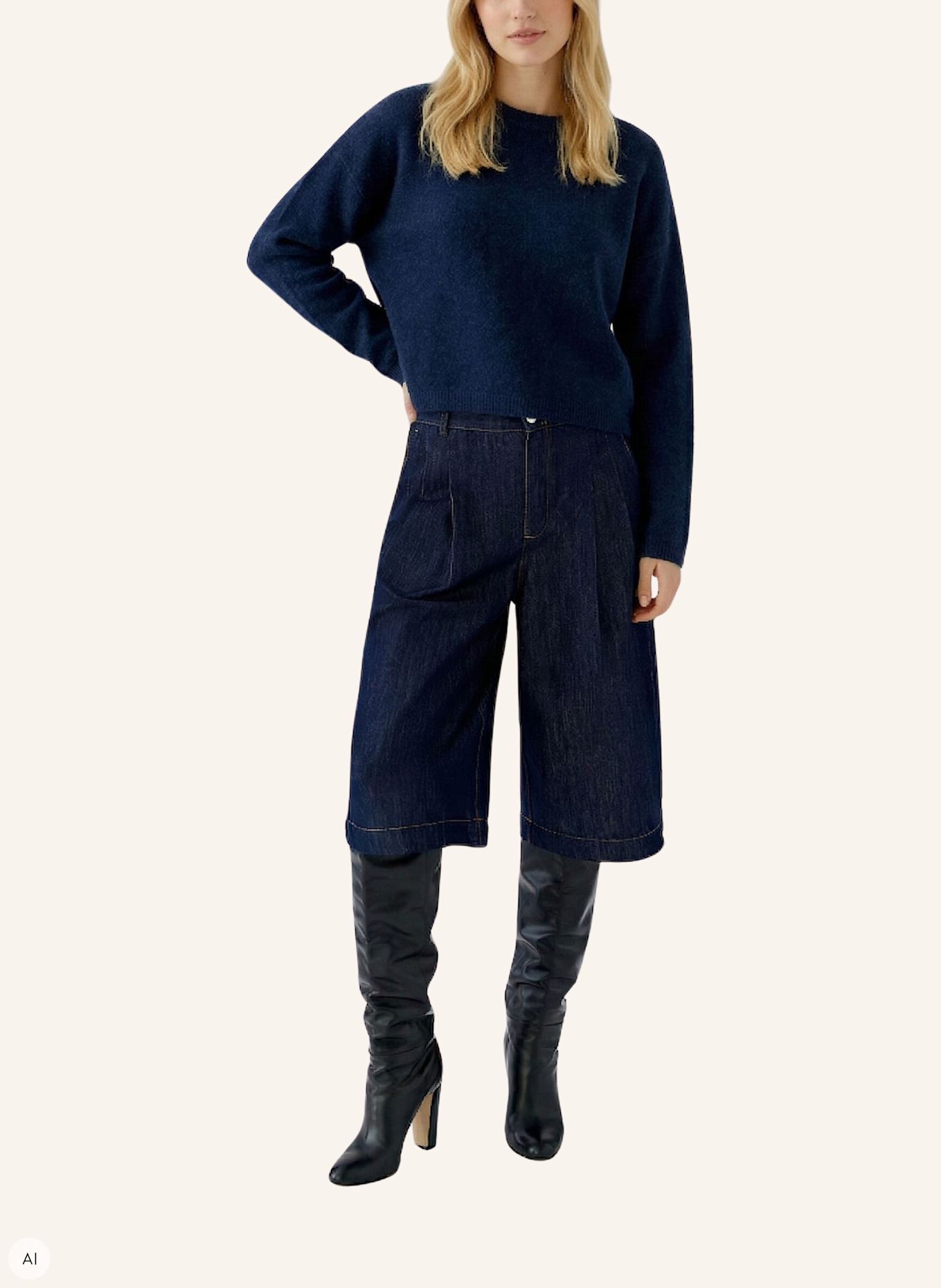 oui Pullover NILA: BLAU