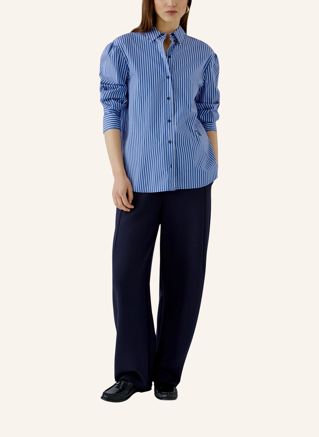oui Bluse: BLAU