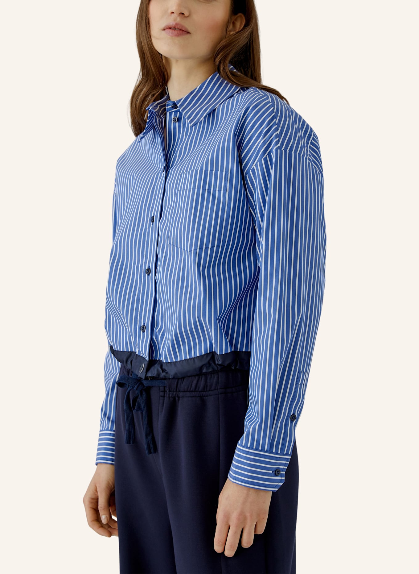 oui Bluse: BLAU