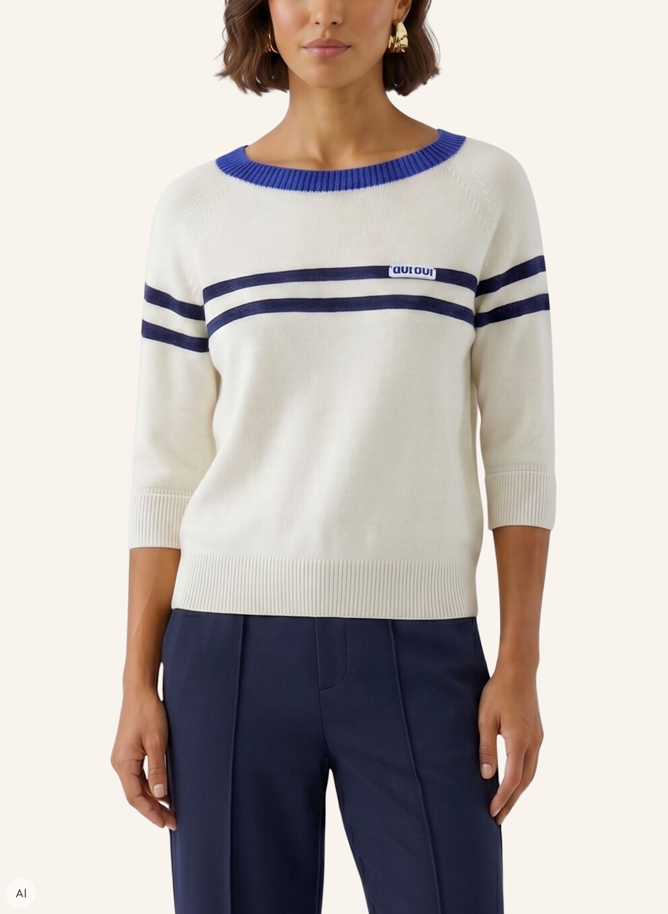 oui Pullover: WEISS