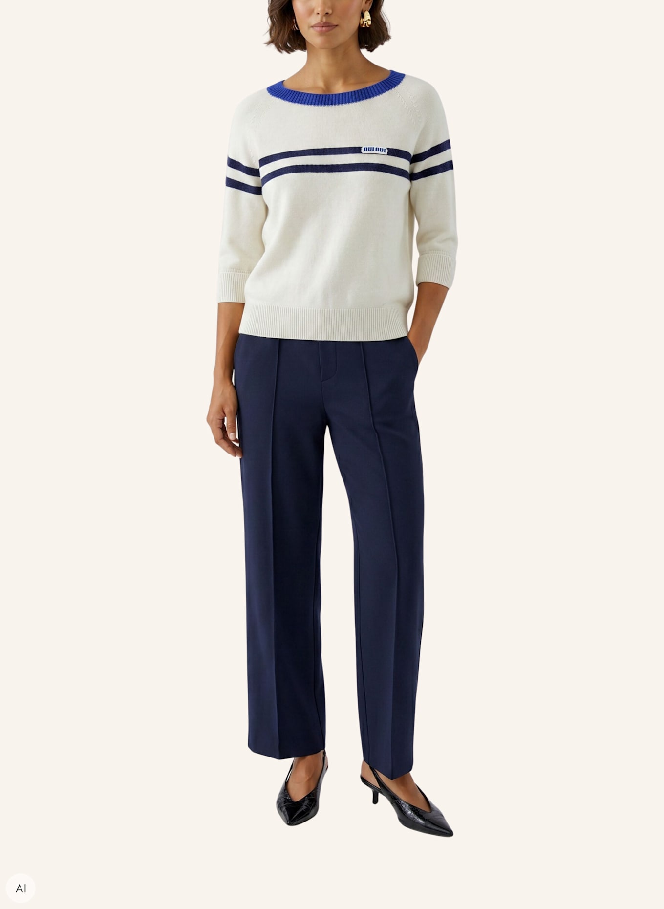 oui Pullover: WEISS