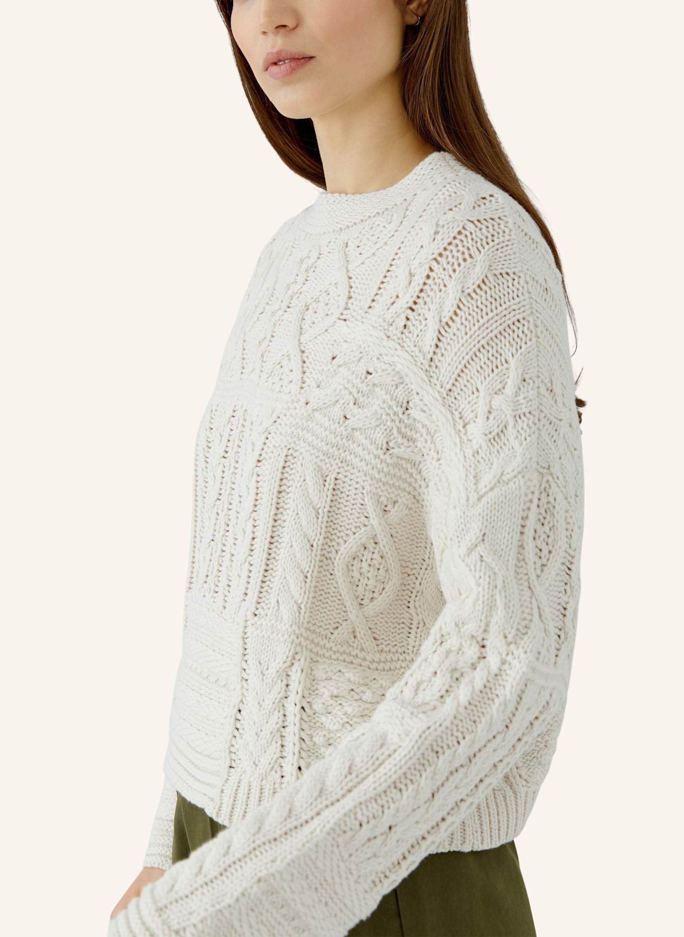 oui Pullover: BEIGE