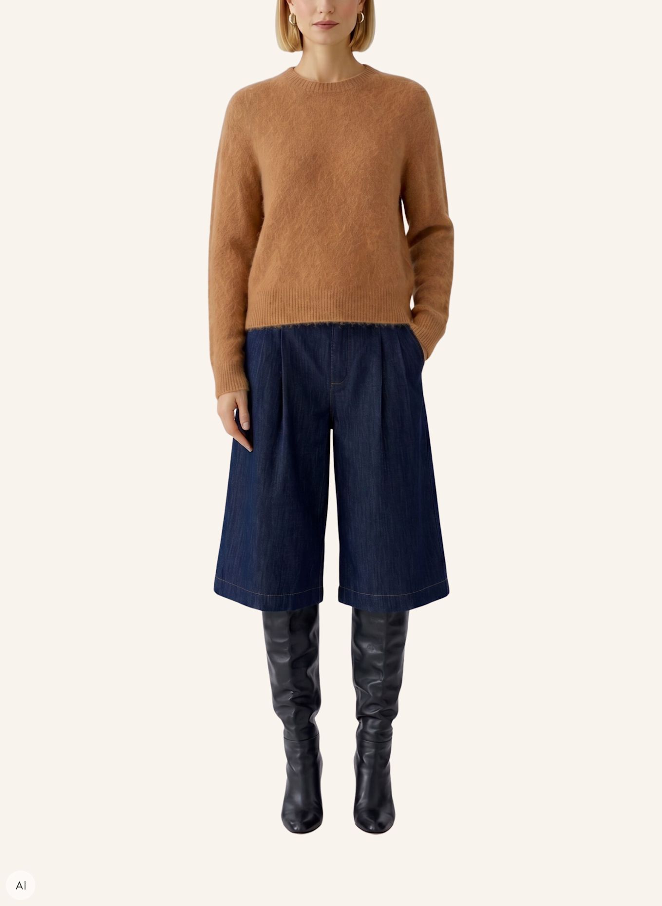 oui Pullover: BRAUN
