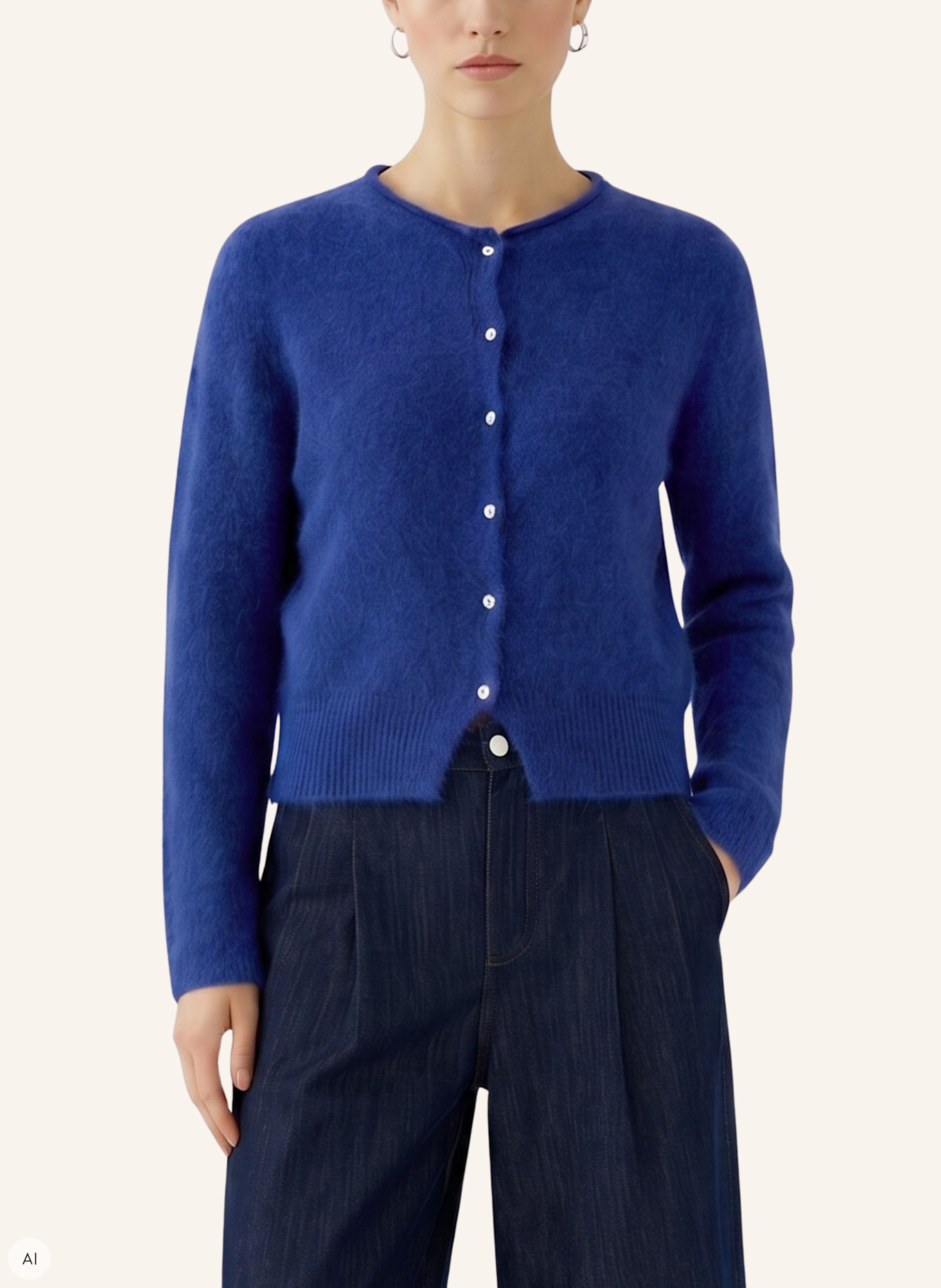 oui Strickjacke: BLAU