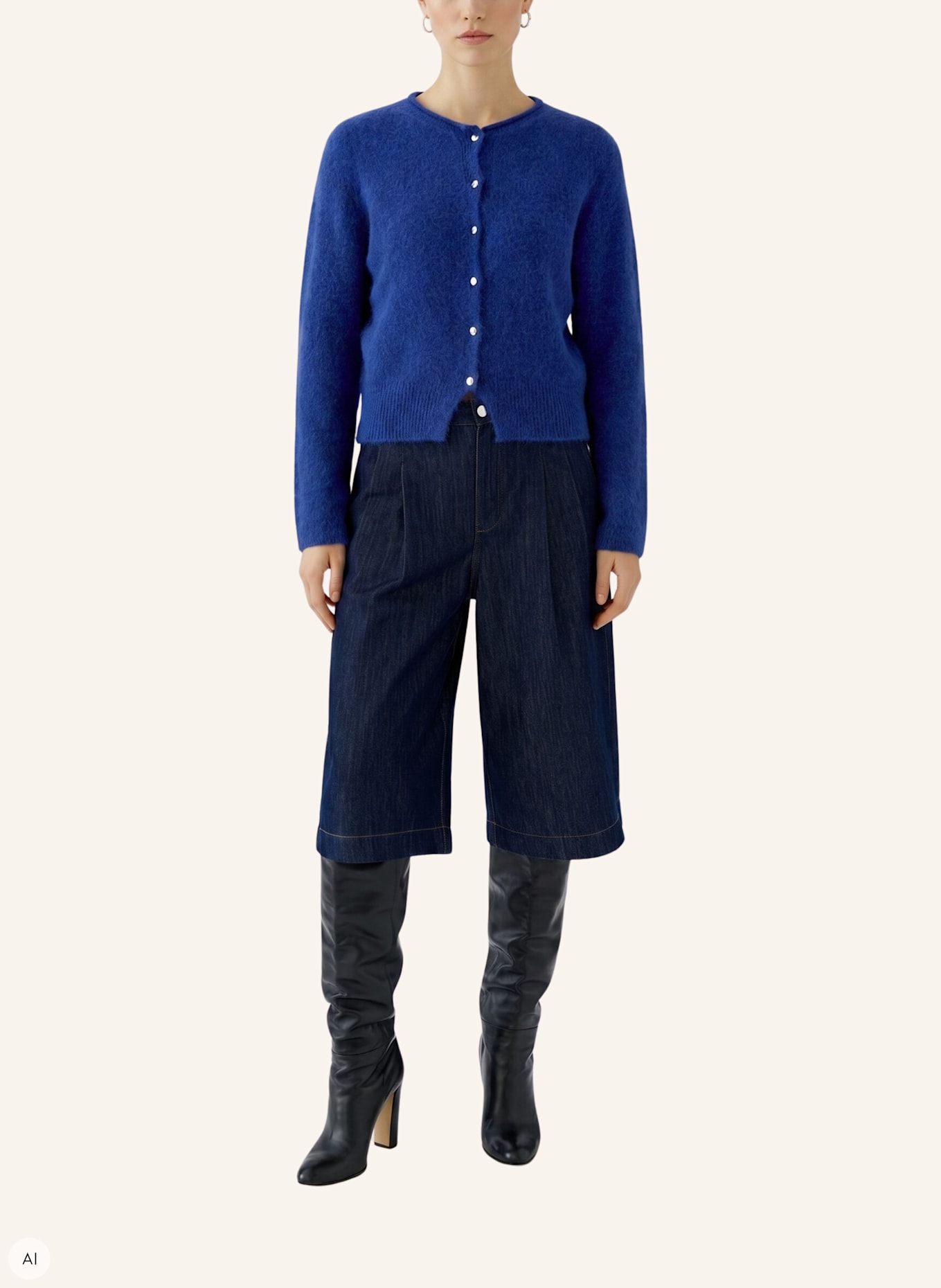 oui Strickjacke: BLAU